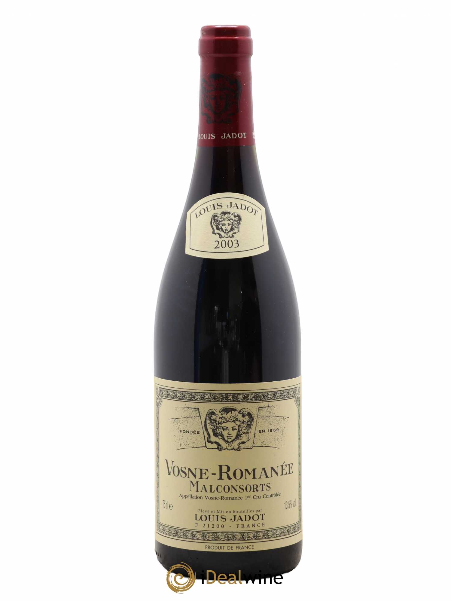 Vosne-Romanée 1er Cru Aux Malconsorts Maison Louis Jadot 2003 - Lot de 1 bouteille - 0