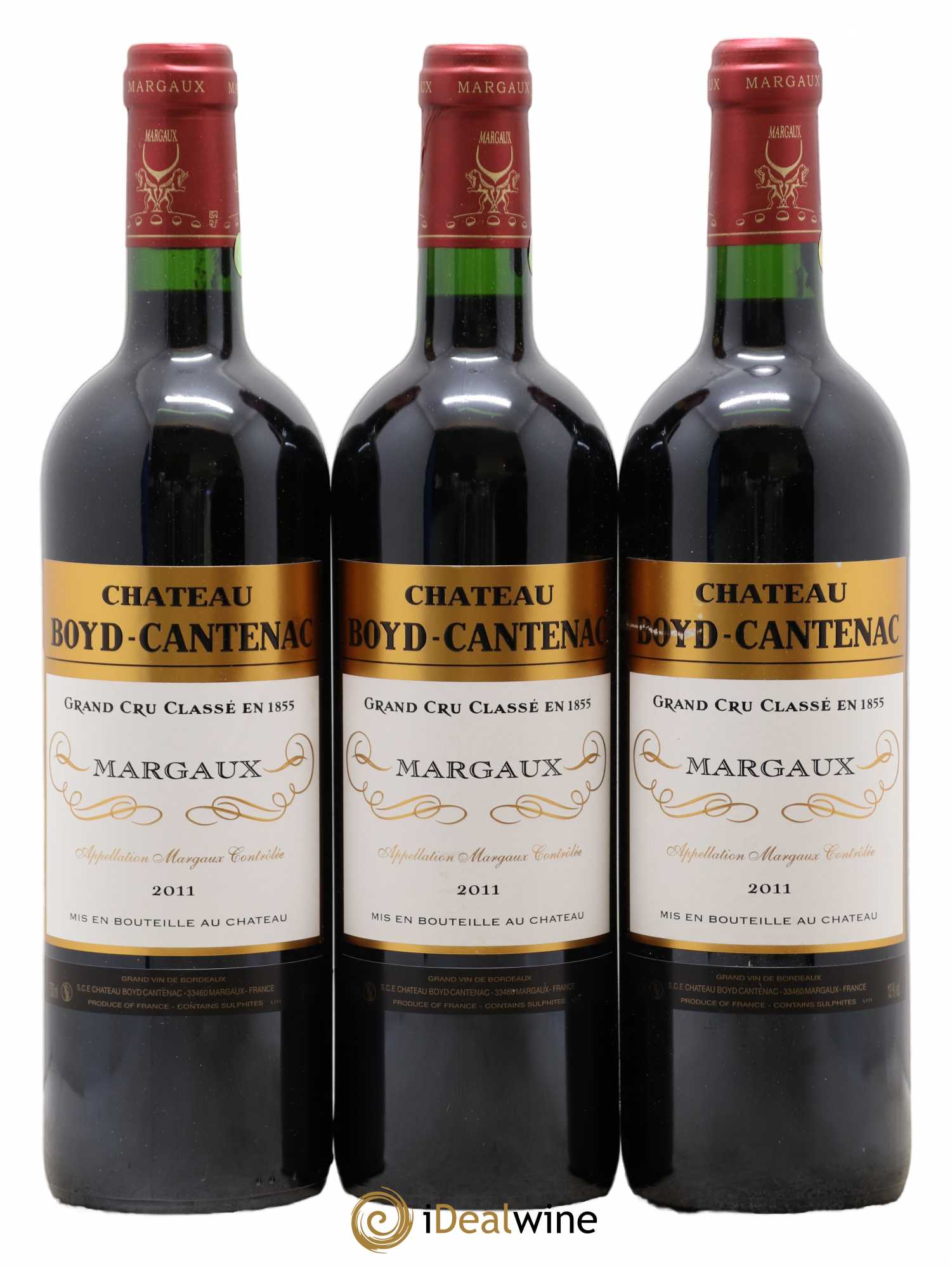 Château Boyd Cantenac 3ème Grand Cru Classé 2011 - Lot de 6 bouteilles - 1