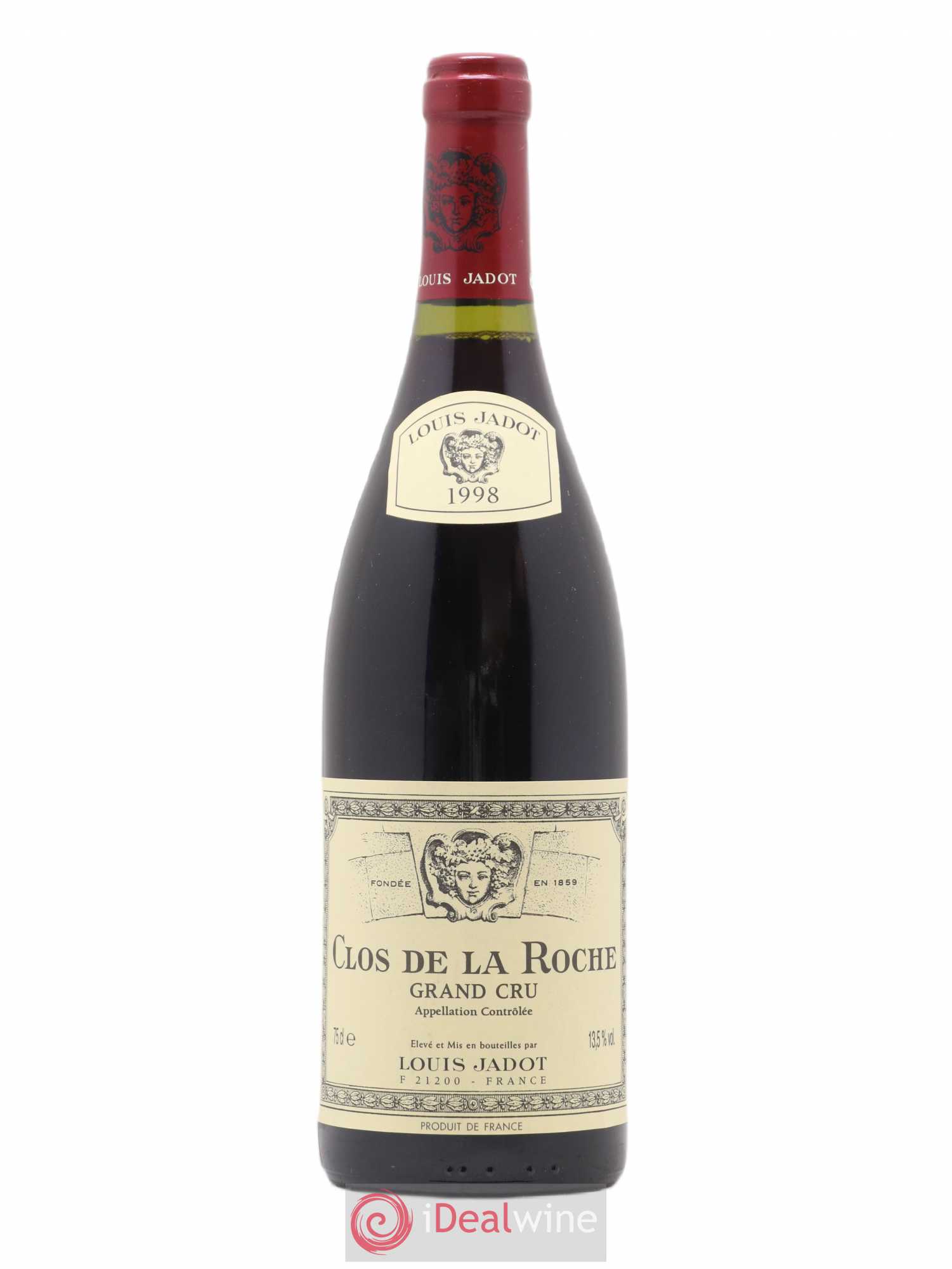 Clos de la Roche Grand Cru Maison Louis Jadot 1998 - Lot de 1 bouteille - 0