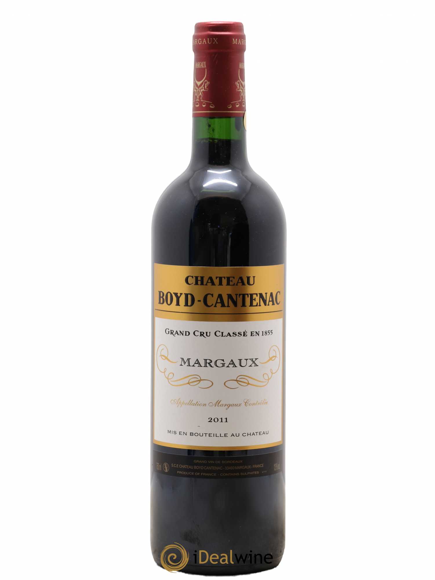 Château Boyd Cantenac 3ème Grand Cru Classé 2011 - Lot de 1 bouteille - 0