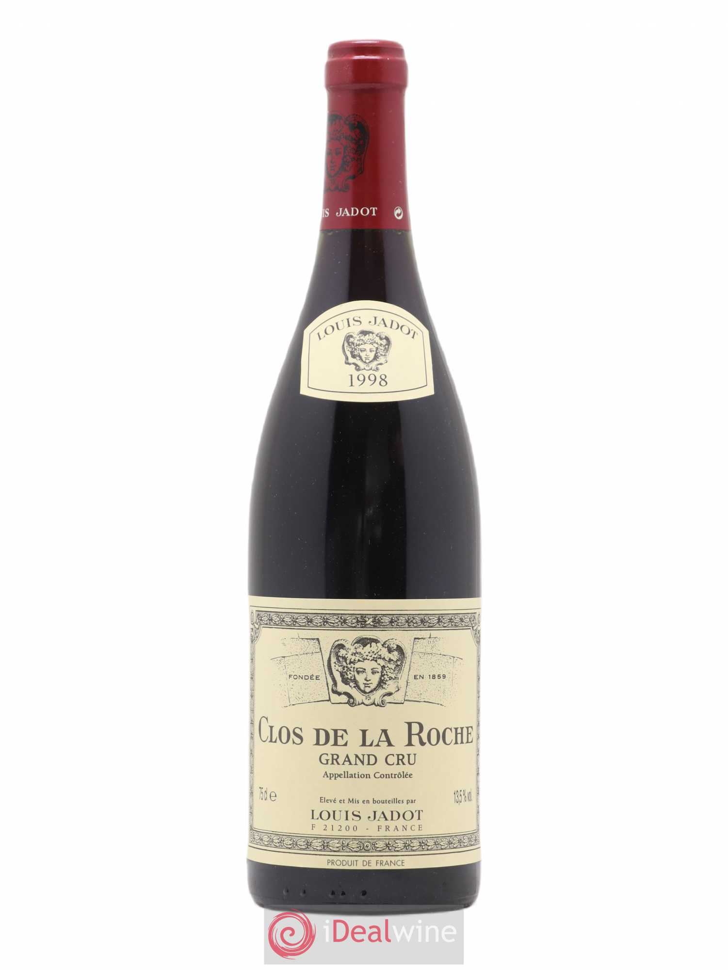 Clos de la Roche Grand Cru Maison Louis Jadot 1998 - Lot de 1 bouteille - 0