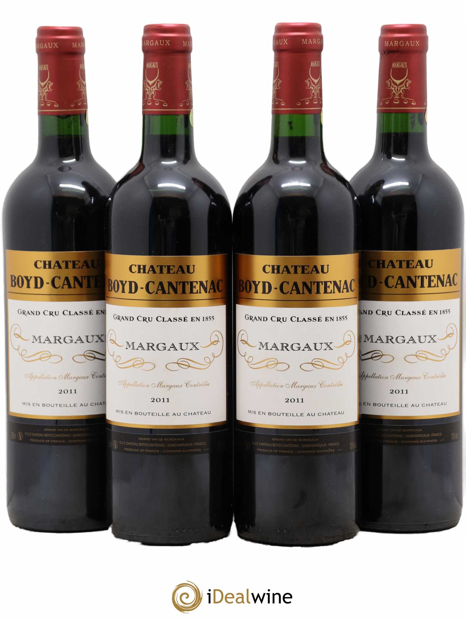 Château Boyd Cantenac 3ème Grand Cru Classé 2011 - Lot de 4 bouteilles - 0