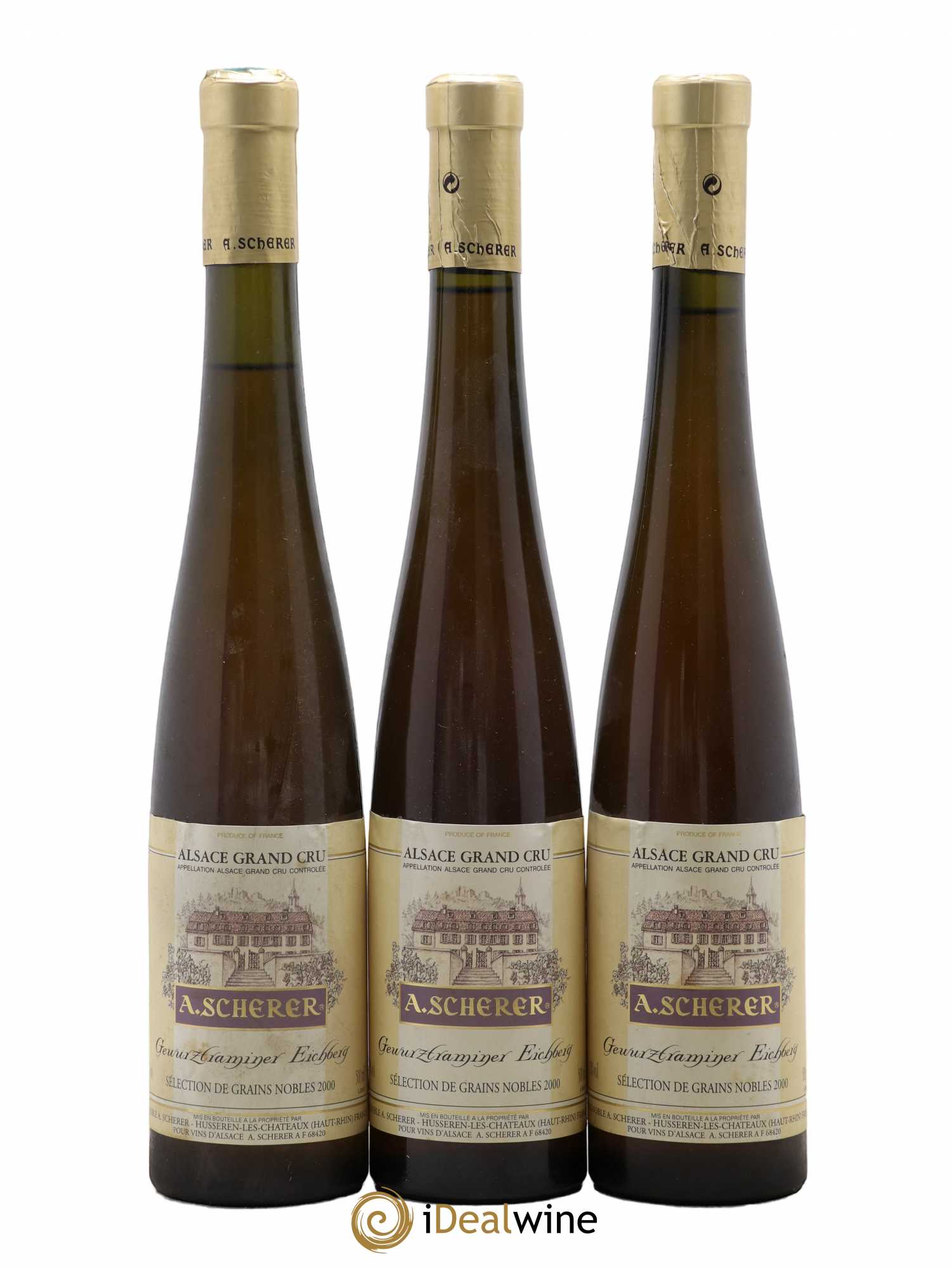 Gewurztraminer Sélection de Grains Nobles Eichberg Scherer 50cl 2000 - Lotto di 3 bottiglie - 0