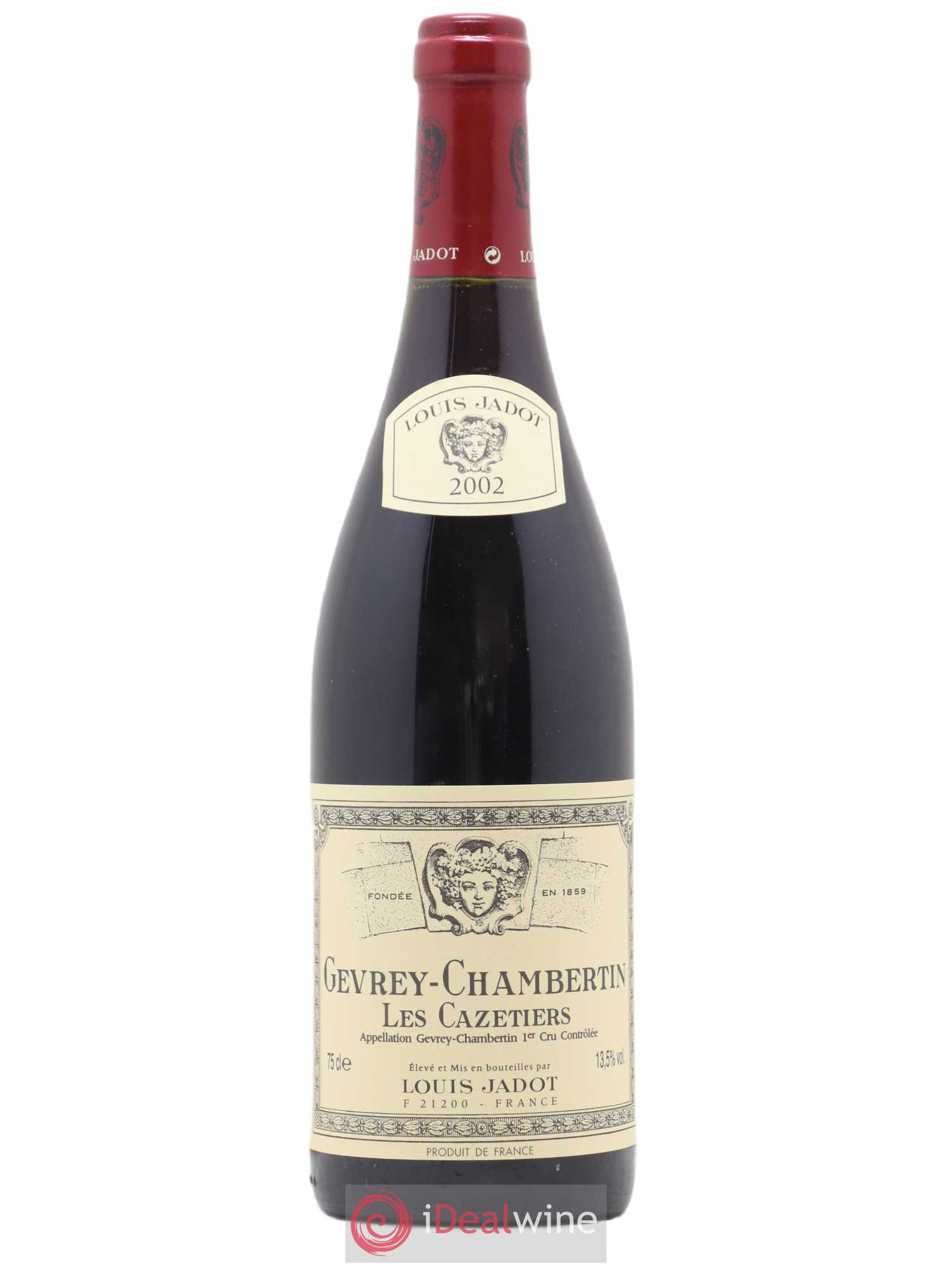 Gevrey-Chambertin 1er Cru Les Cazetiers Domaine Louis Jadot 2002 - Lot de 1 bouteille - 0