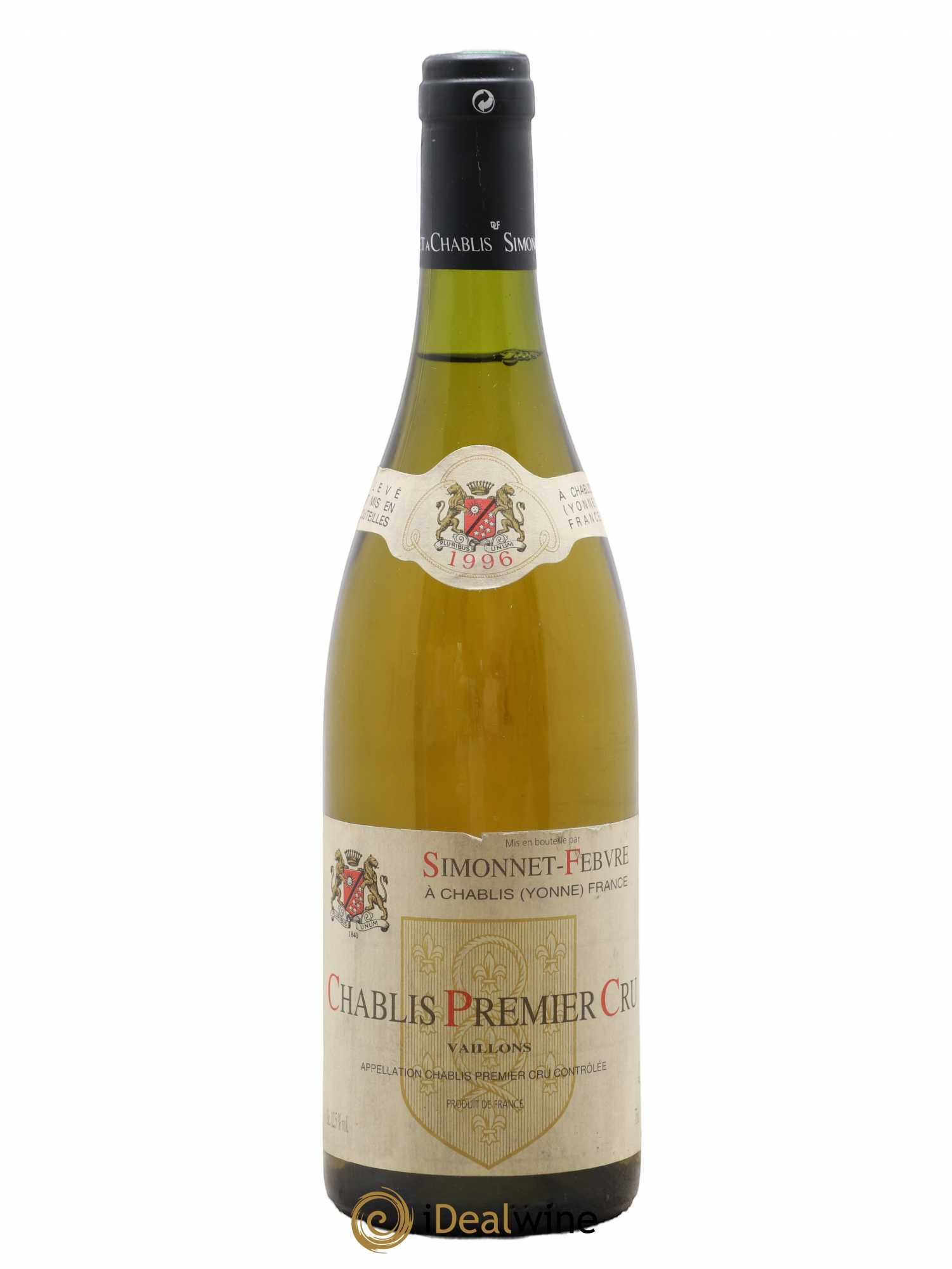 Chablis 1er Cru Vaillons Domaine Simonnet Febvre 1996 - Posten von 1 Flasche - 0