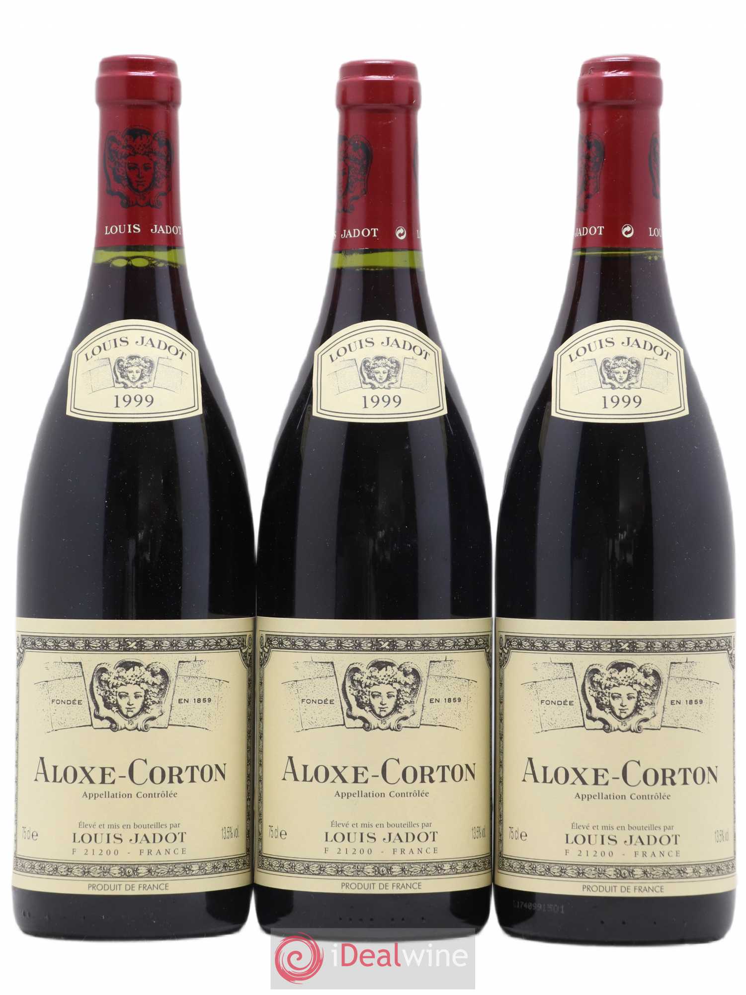 Aloxe-Corton Louis Jadot 1999 - Lot de 3 bouteilles - 0