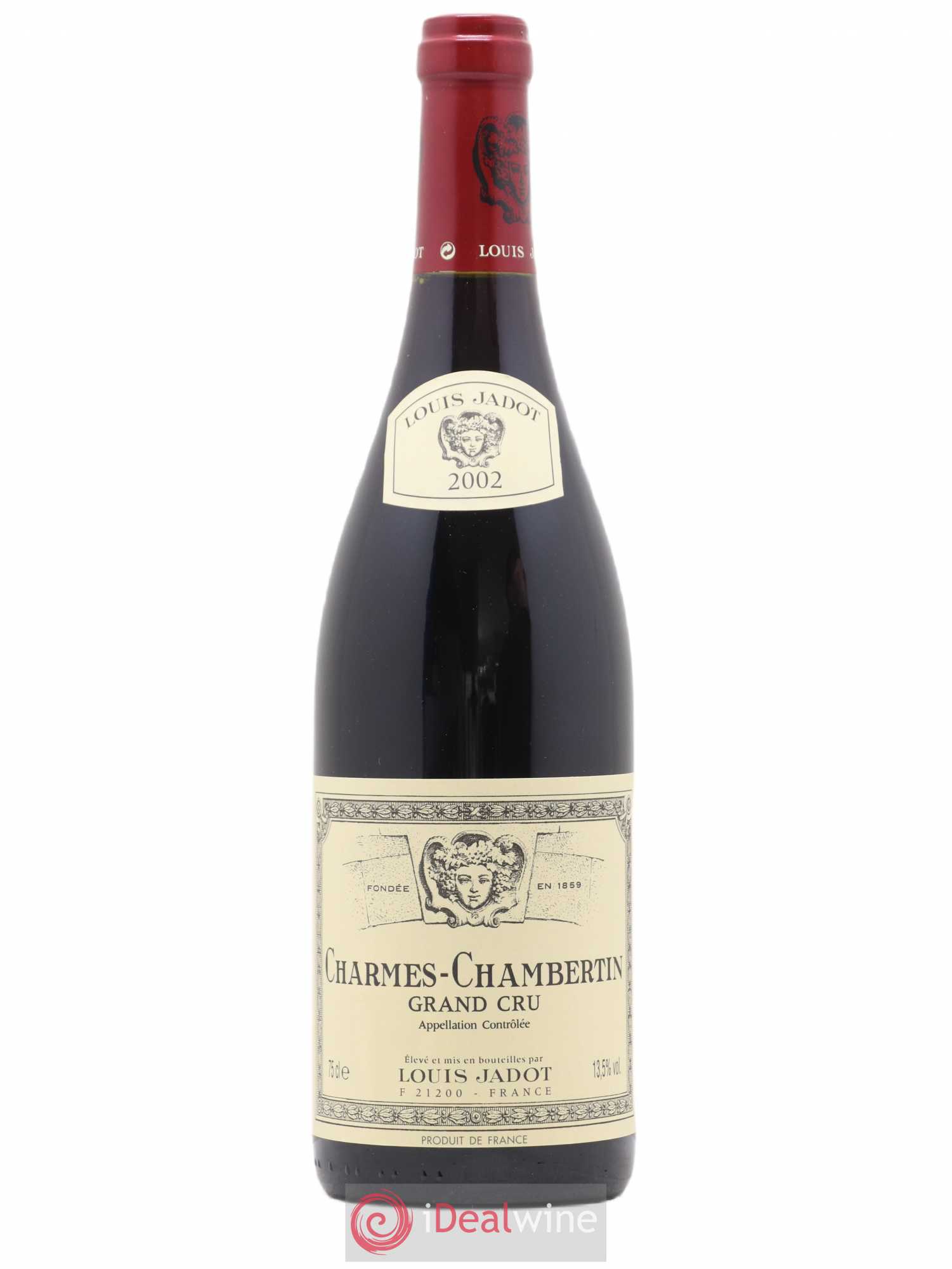 Charmes-Chambertin Grand Cru Maison Louis Jadot 2002 - Lot de 1 bouteille - 0
