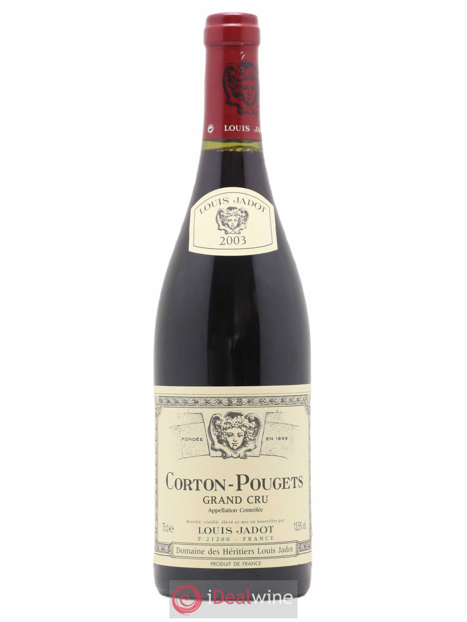 Corton Grand Cru Pougets Maison Louis Jadot 2003 - Lot de 1 bouteille - 0