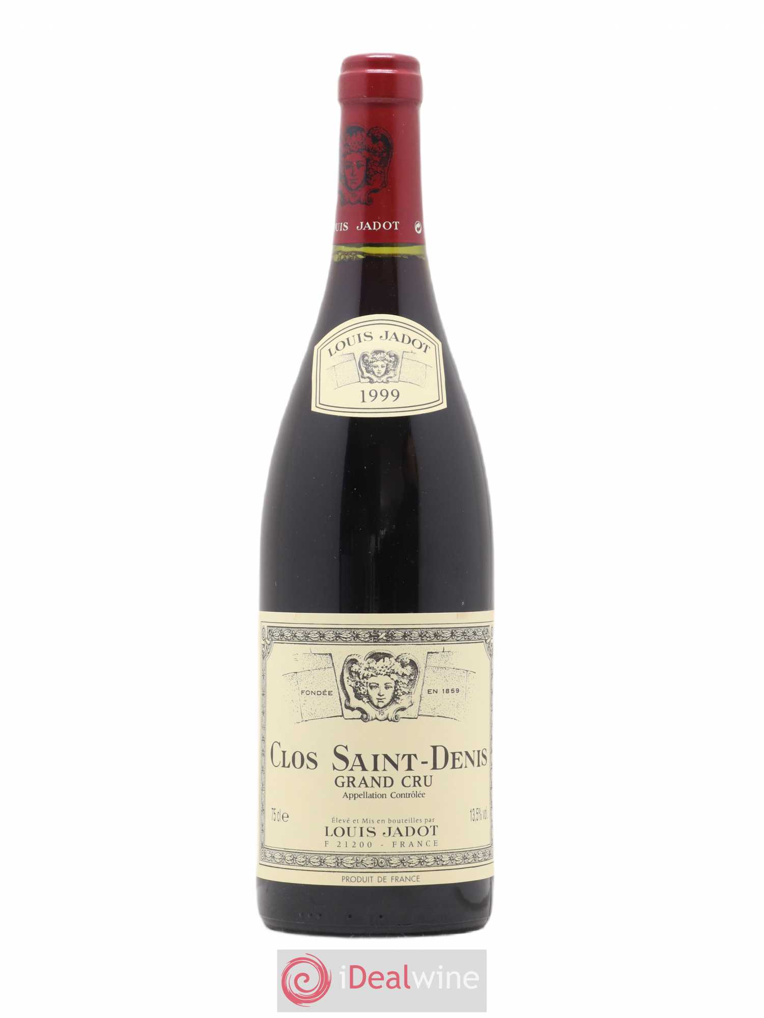 Clos Saint-Denis Grand Cru Louis Jadot 1999 - Lot de 1 bouteille - 0