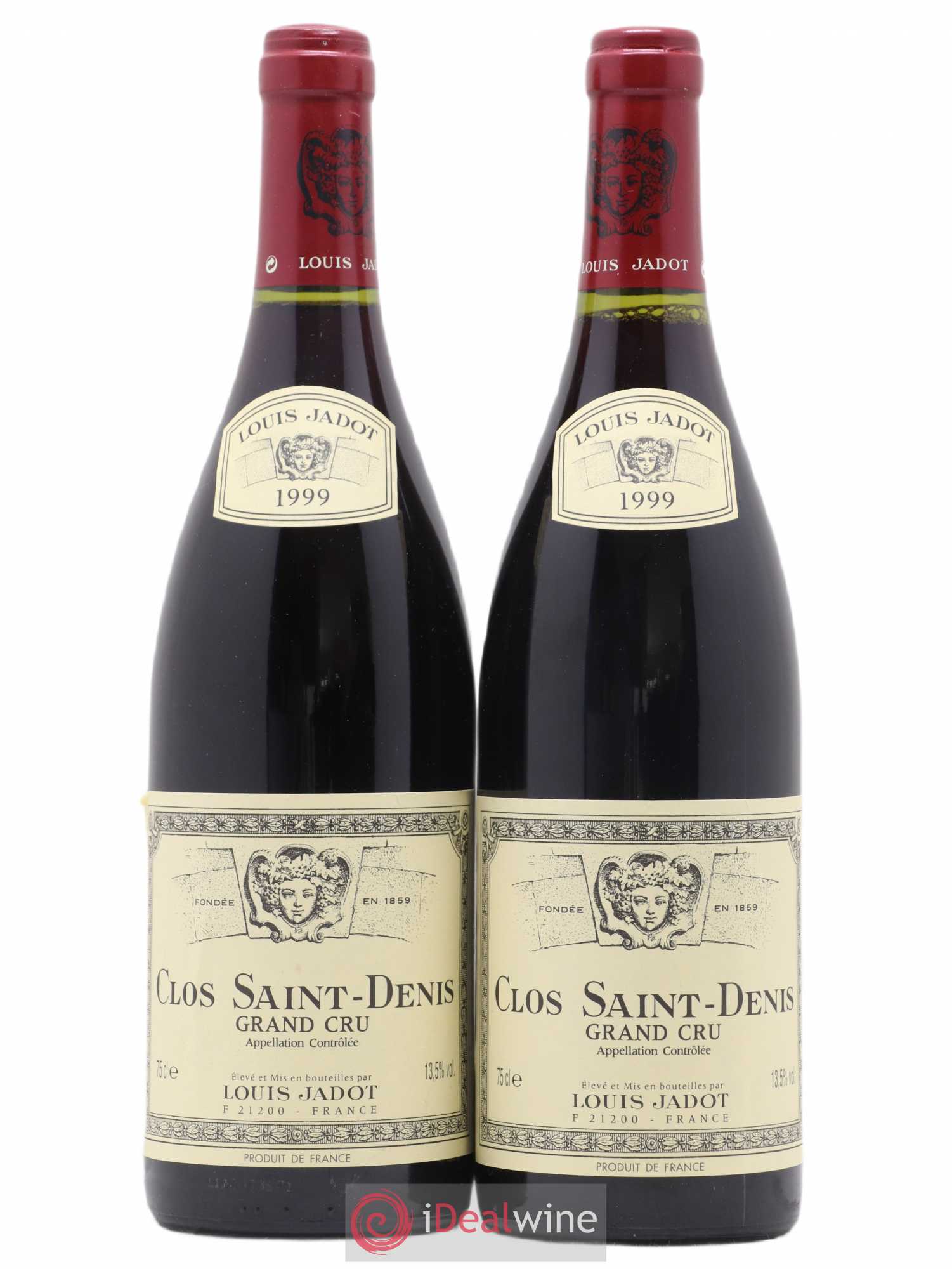 Clos Saint-Denis Grand Cru Louis Jadot 1999 - Lot de 2 bouteilles - 0