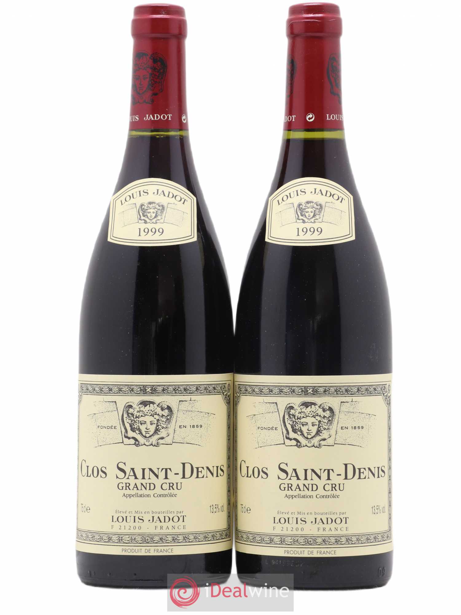 Clos Saint-Denis Grand Cru Louis Jadot 1999 - Lot de 2 bouteilles - 0