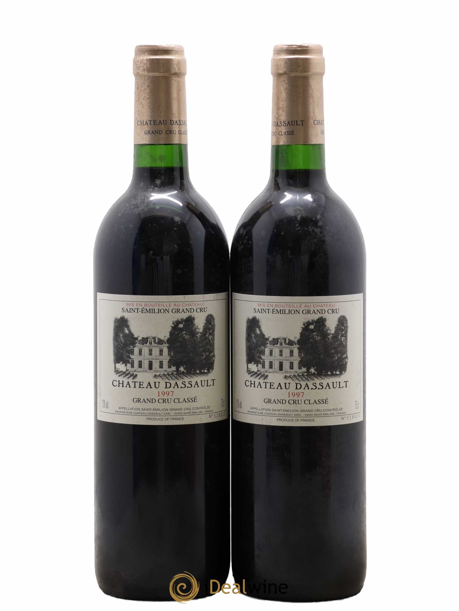 Château Dassault Grand Cru Classé 1997 - Lot de 2 bouteilles - 0