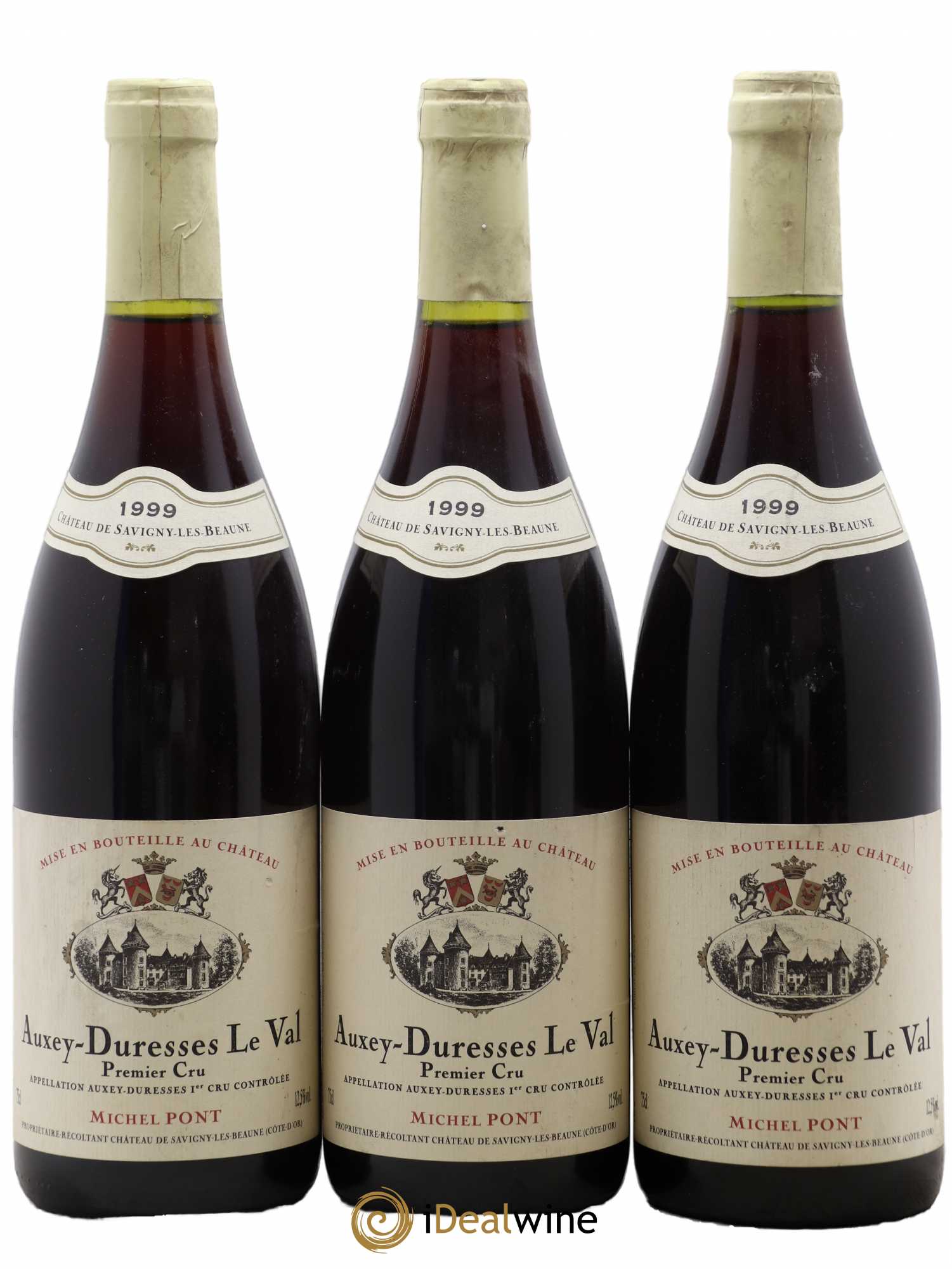 Auxey-Duresses 1er Cru Le Val Domaine Michel Pont 1999 - Posten von 3 Flaschen - 0