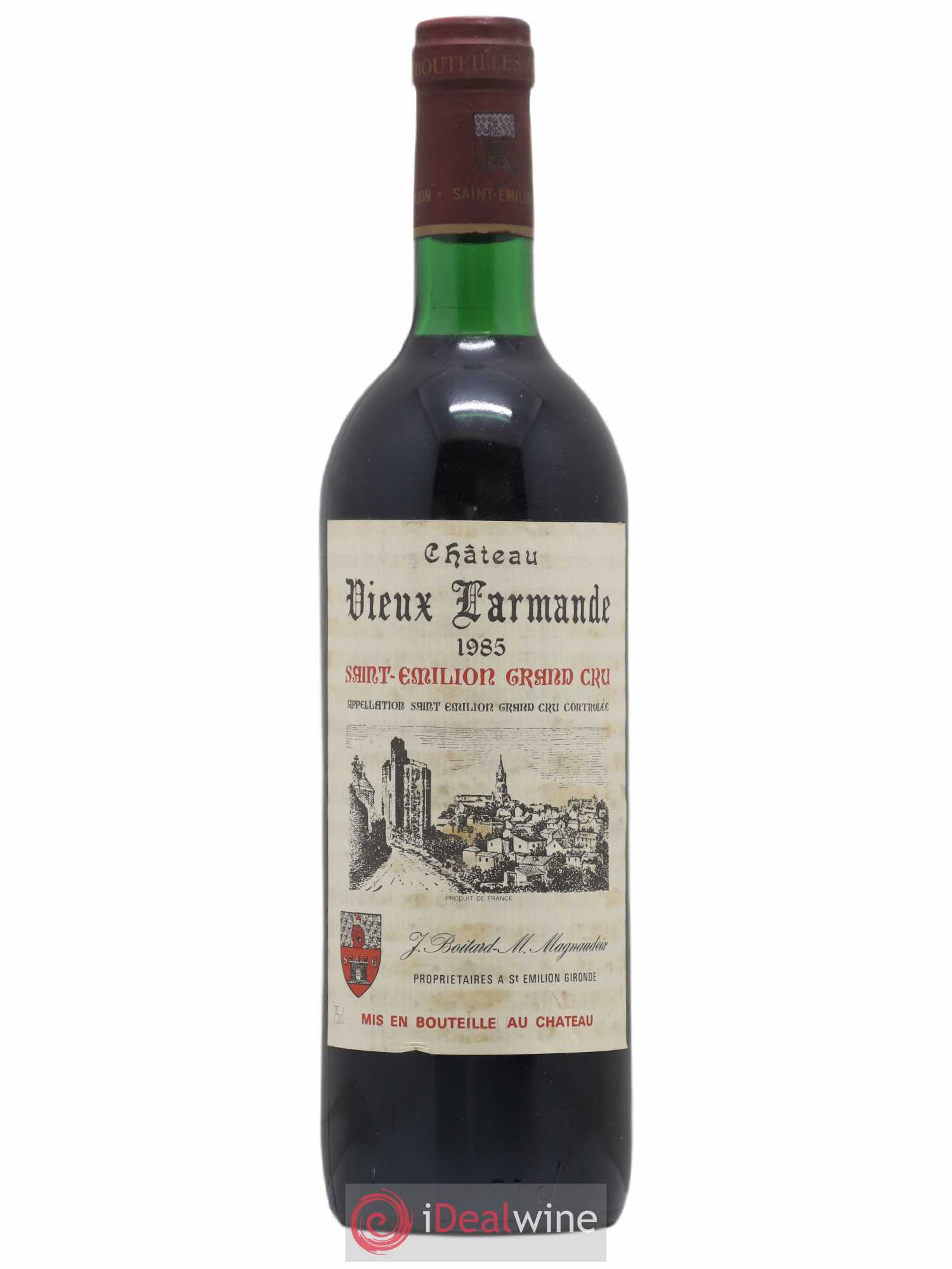 Saint-Émilion Grand Cru Château Vieux Larmande 1985 - Lot de 1 bouteille - 0