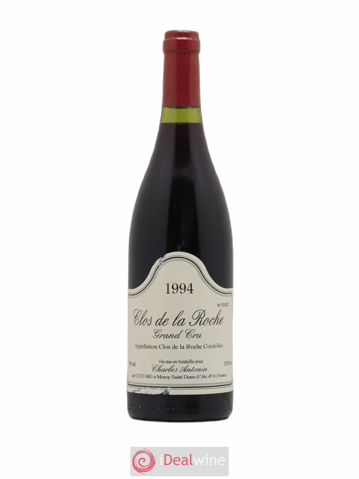 Clos de la Roche Grand Cru Charles Antonin 1994 - Lot de 1 bouteille - 0