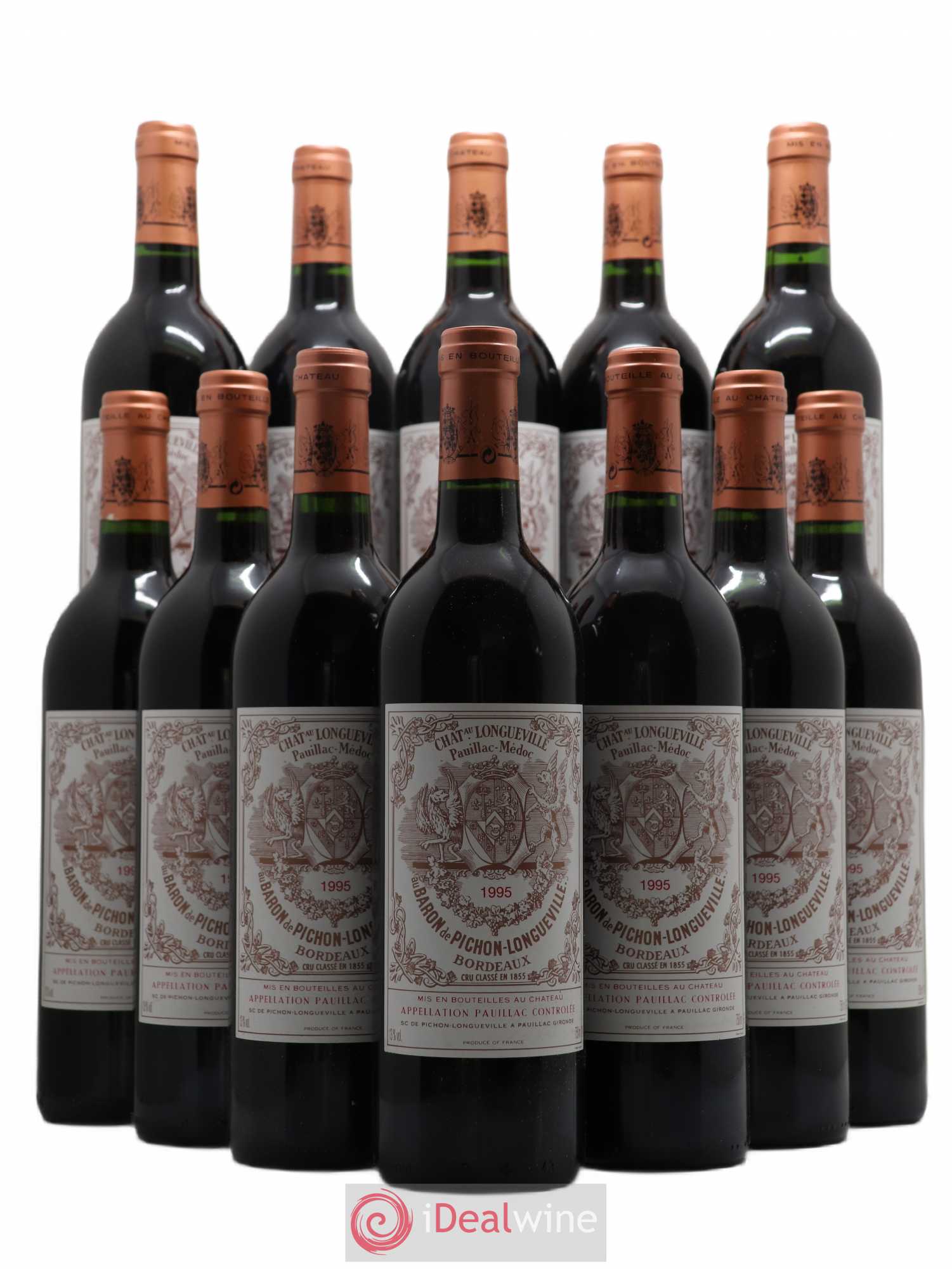 Pichon Longueville Baron 2ème Grand Cru Classé 1995 - Lot de 12 bouteilles - 0