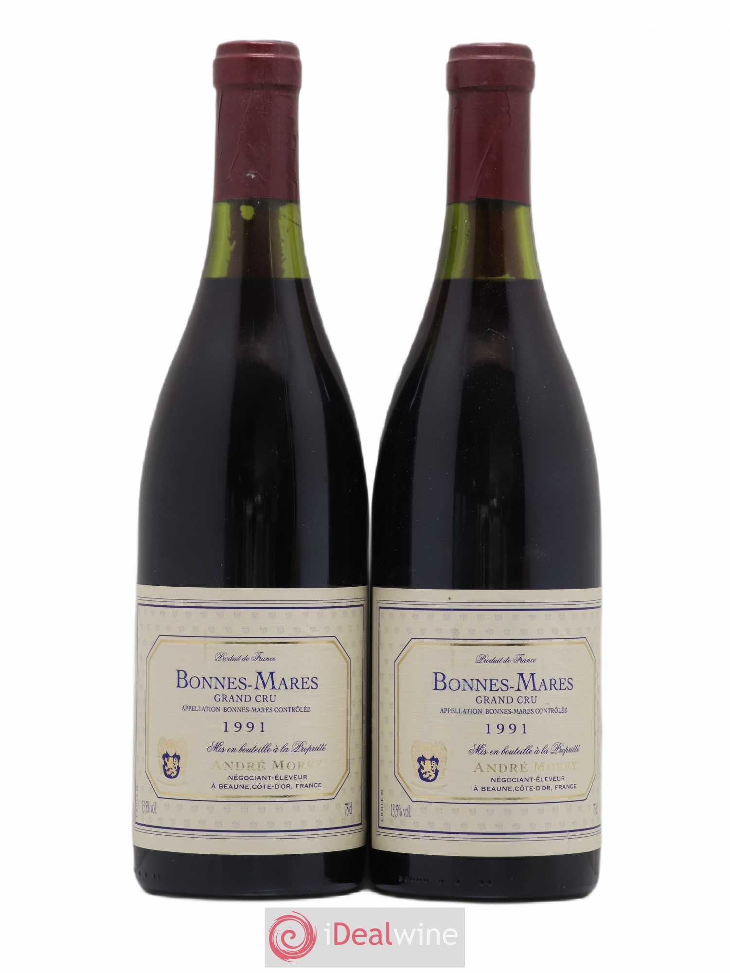 Bonnes-Mares Grand Cru Andres Morey 1991 - Lot de 2 bouteilles - 0