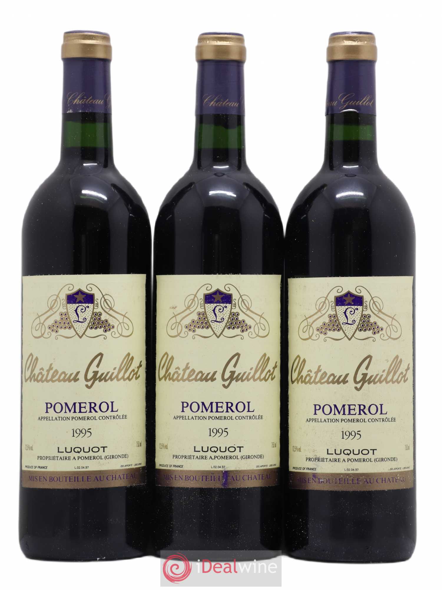 Château Guillot 1995 - Lot de 12 bouteilles - 4