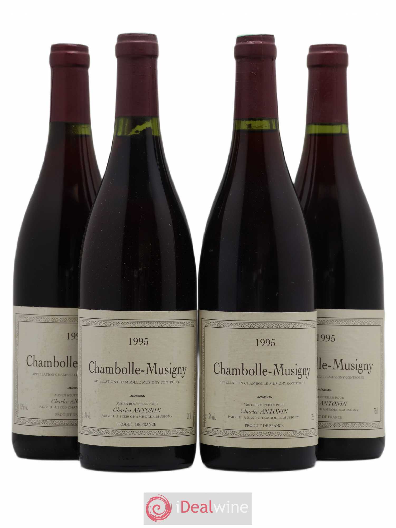 Chambolle-Musigny Charles Antonin 1995 - Lot de 4 bouteilles - 0