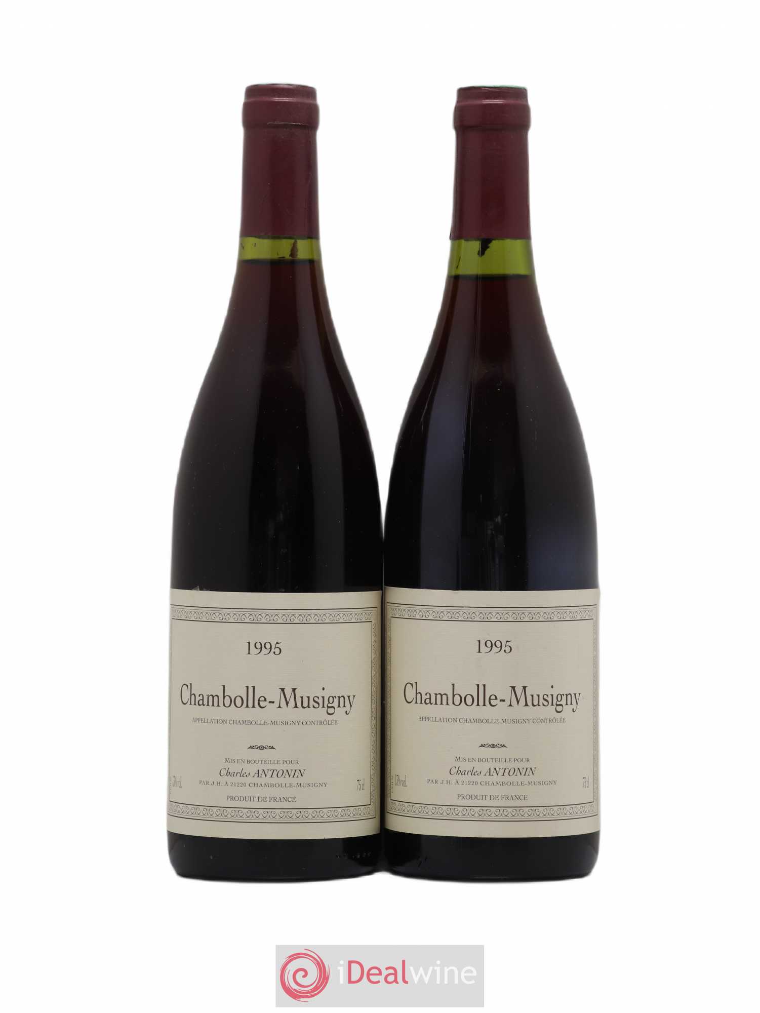Chambolle-Musigny Charles Antonin 1995 - Lot de 2 bouteilles - 0