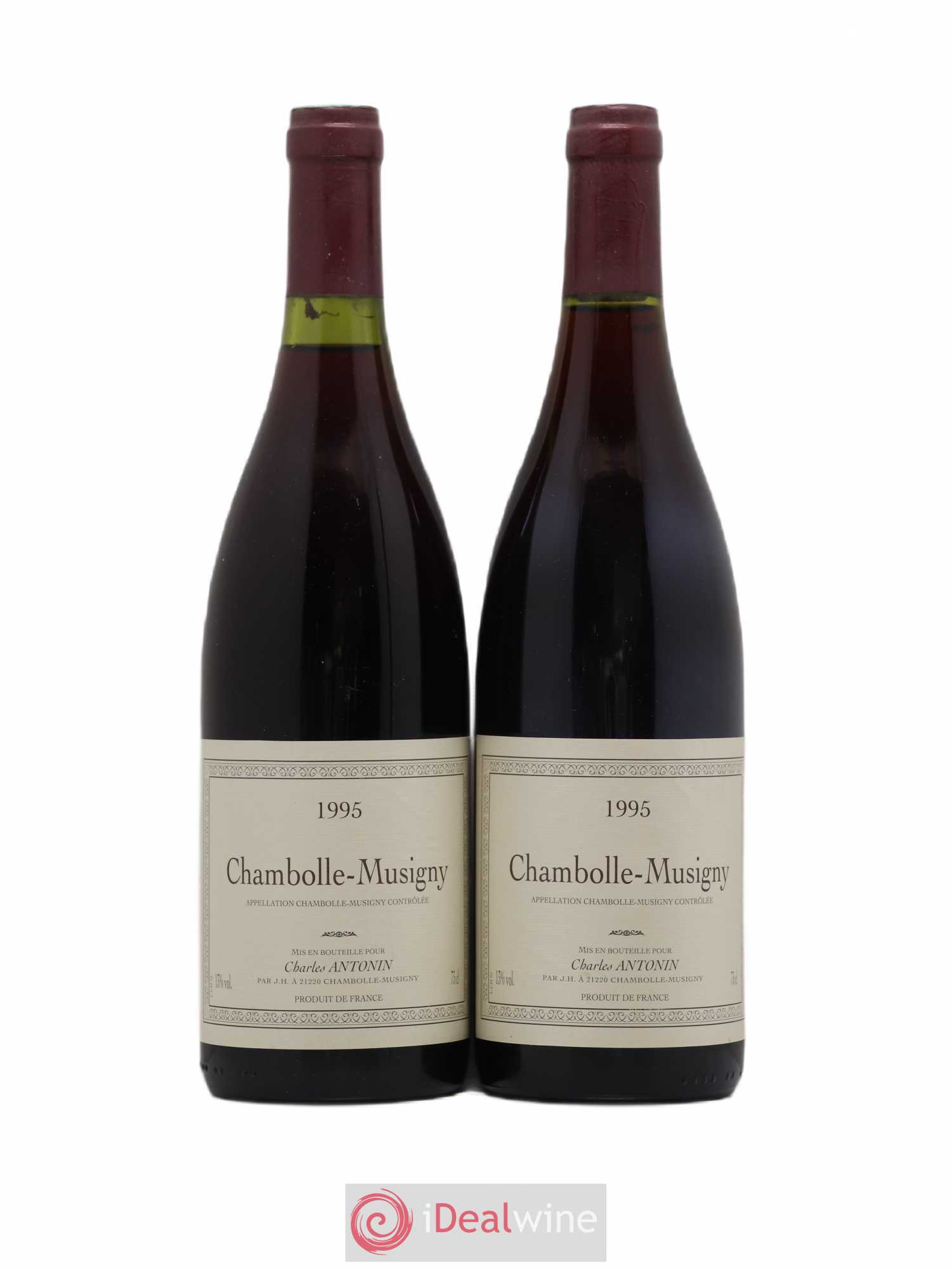Chambolle-Musigny Charles Antonin 1995 - Lot de 2 bouteilles - 0