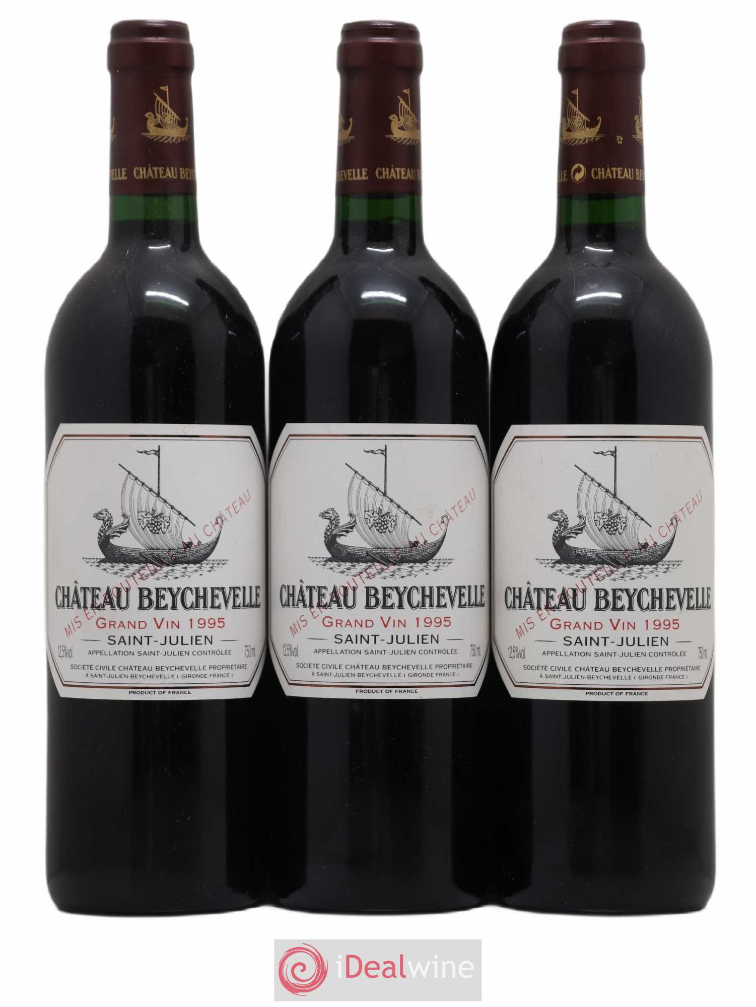Château Beychevelle 4ème Grand Cru Classé 1995 - Lot de 6 bouteilles - 2