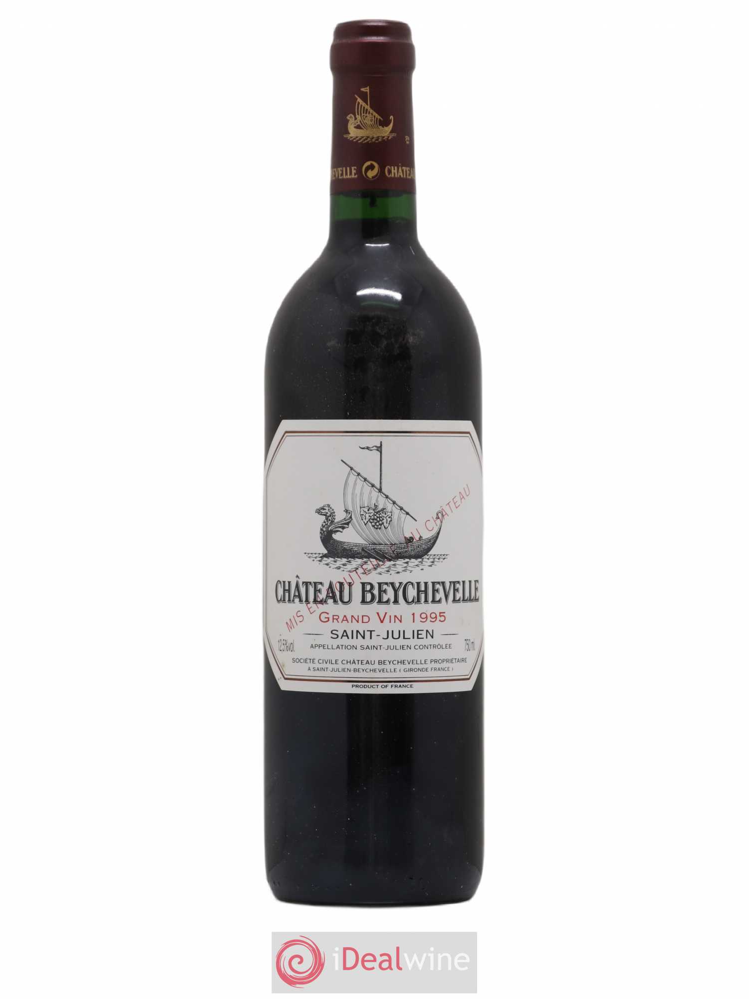 Château Beychevelle 4ème Grand Cru Classé 1995 - Lot de 1 bouteille - 0