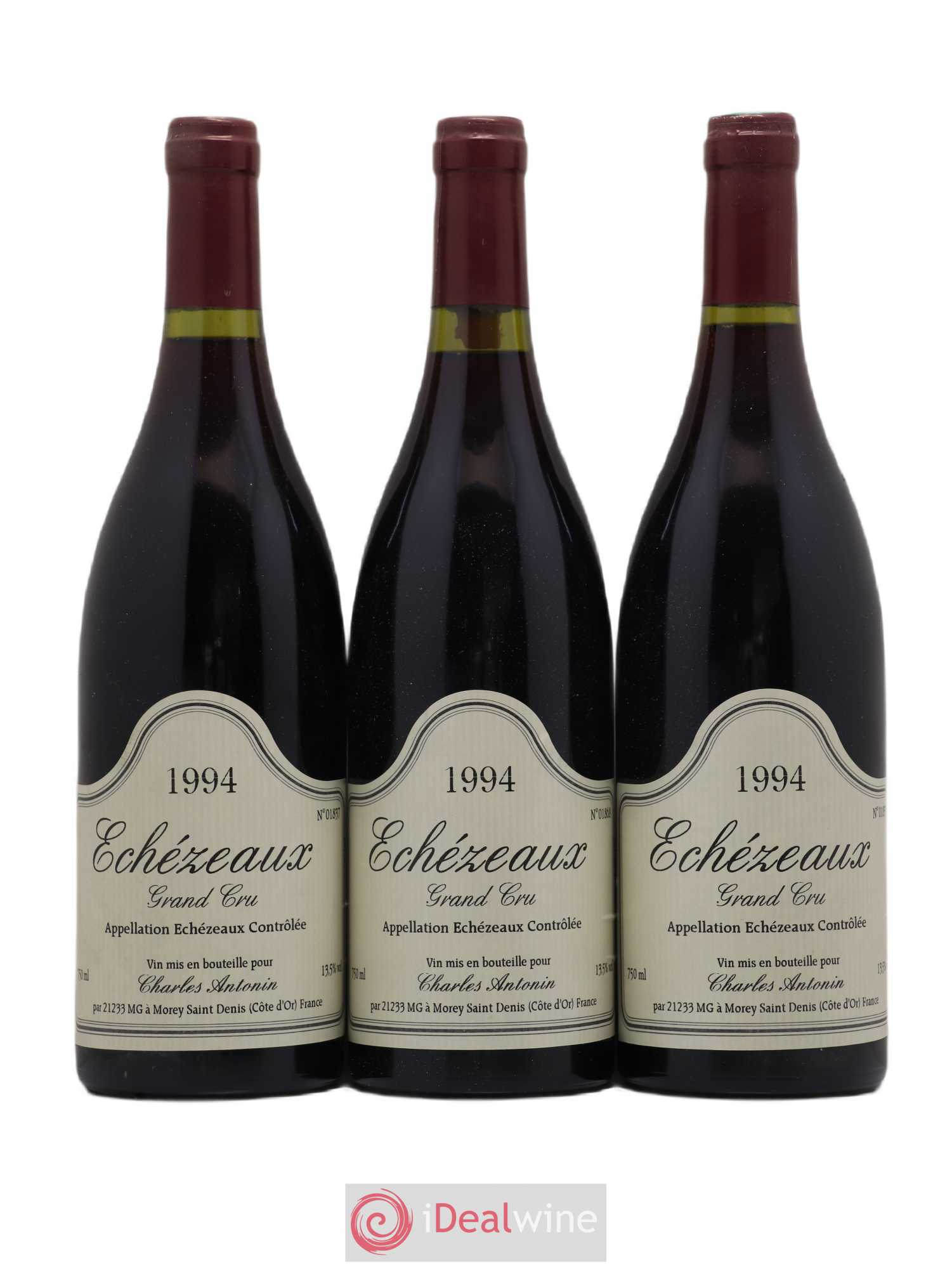 Echezeaux Grand Cru Charles Antonin 1994 - Lot de 3 bouteilles - 0
