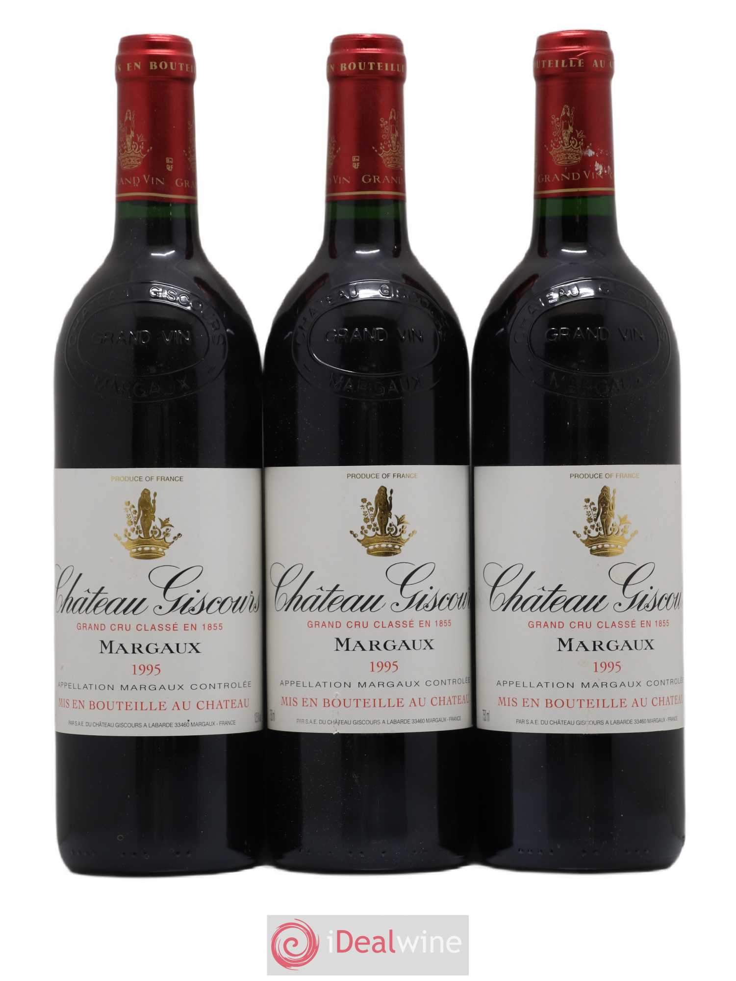 Château Giscours 3ème Grand Cru Classé 1995 - Lot de 6 bouteilles - 1