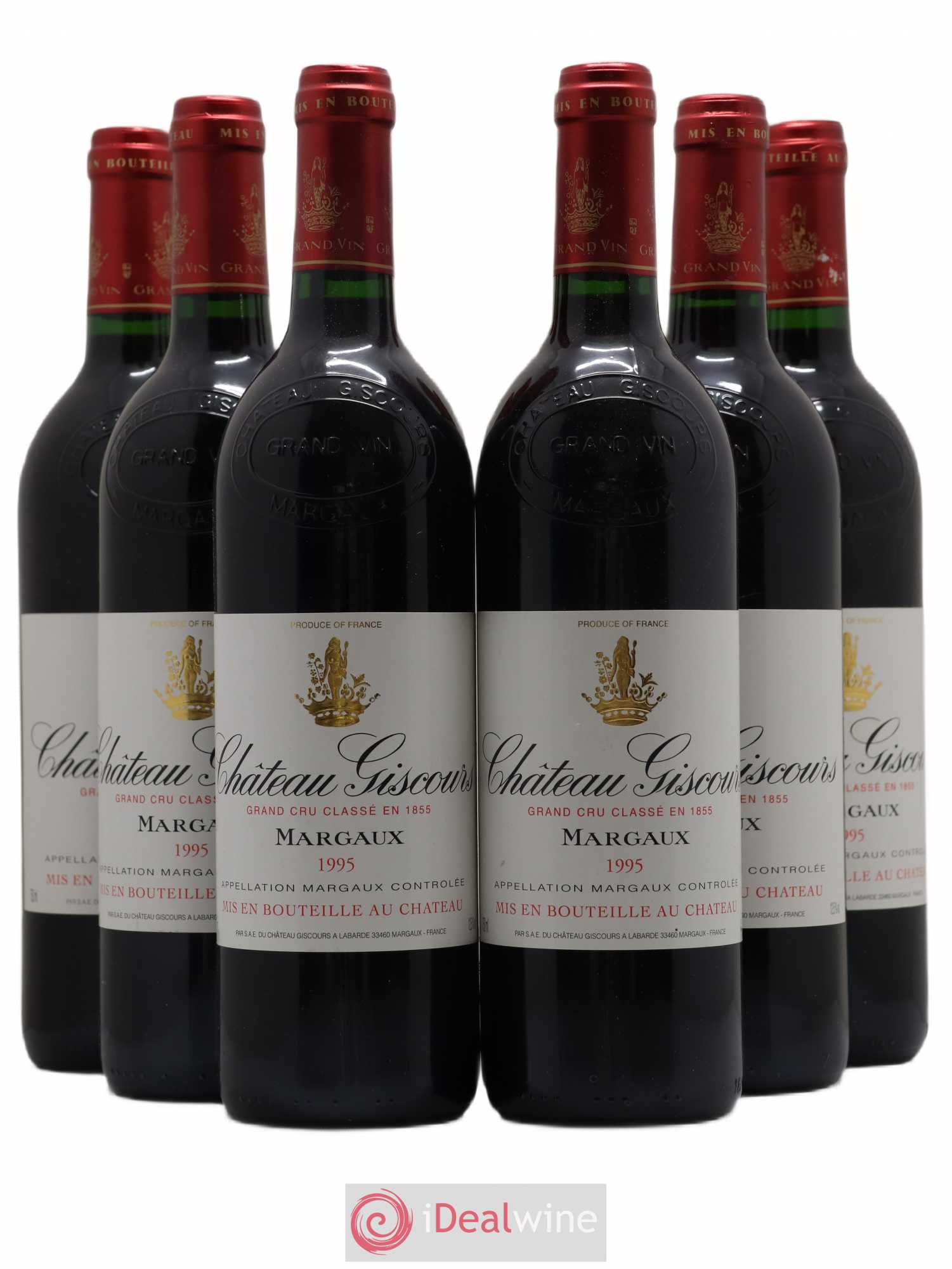 Château Giscours 3ème Grand Cru Classé 1995 - Lot de 6 bouteilles - 0