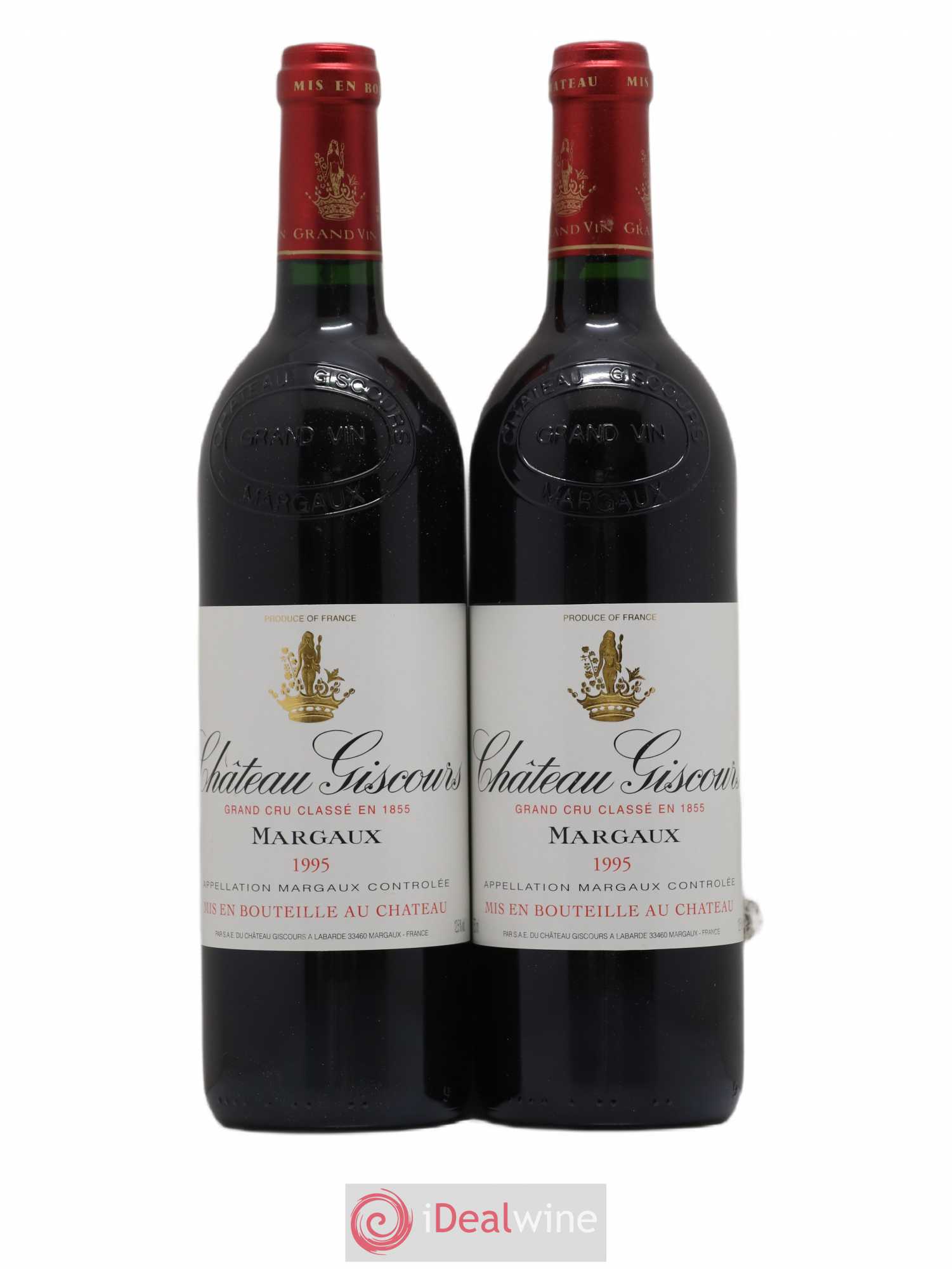 Château Giscours 3ème Grand Cru Classé 1995 - Lot de 2 bouteilles - 0
