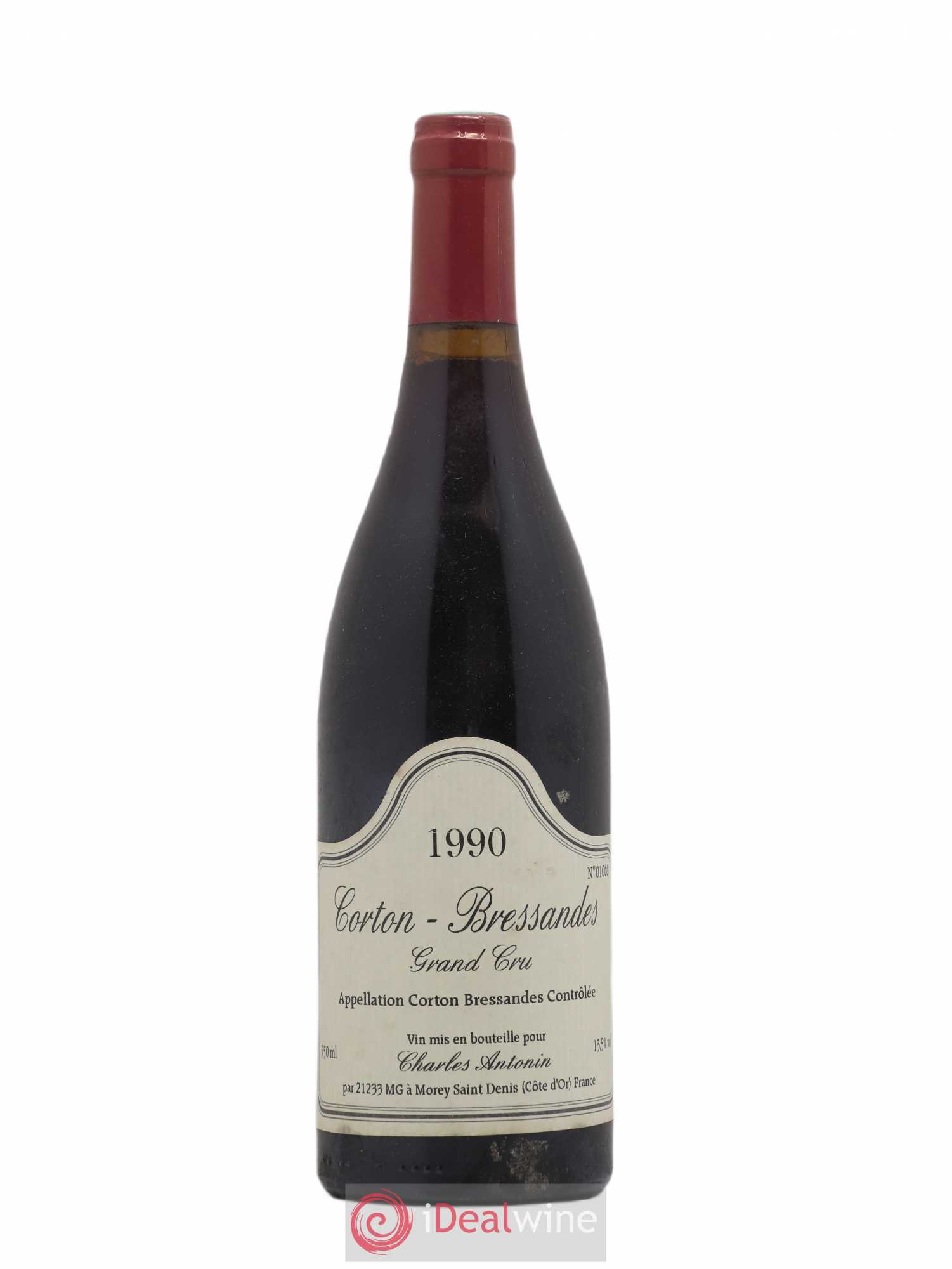 Corton Grand Cru Bressandes Charles Antonin 1990 - Posten von 1 Flasche - 0