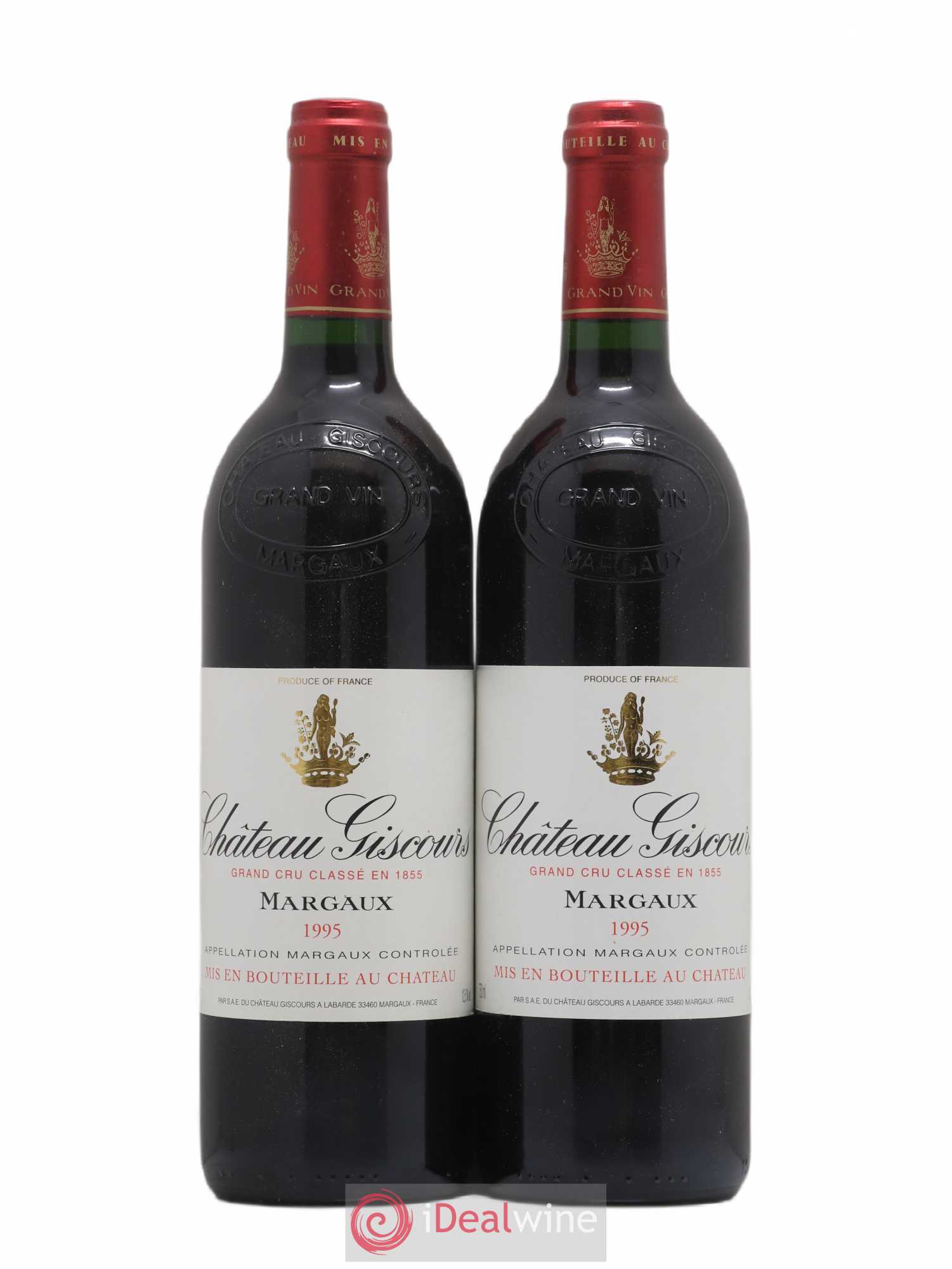 Château Giscours 3ème Grand Cru Classé 1995 - Lot de 2 bouteilles - 0