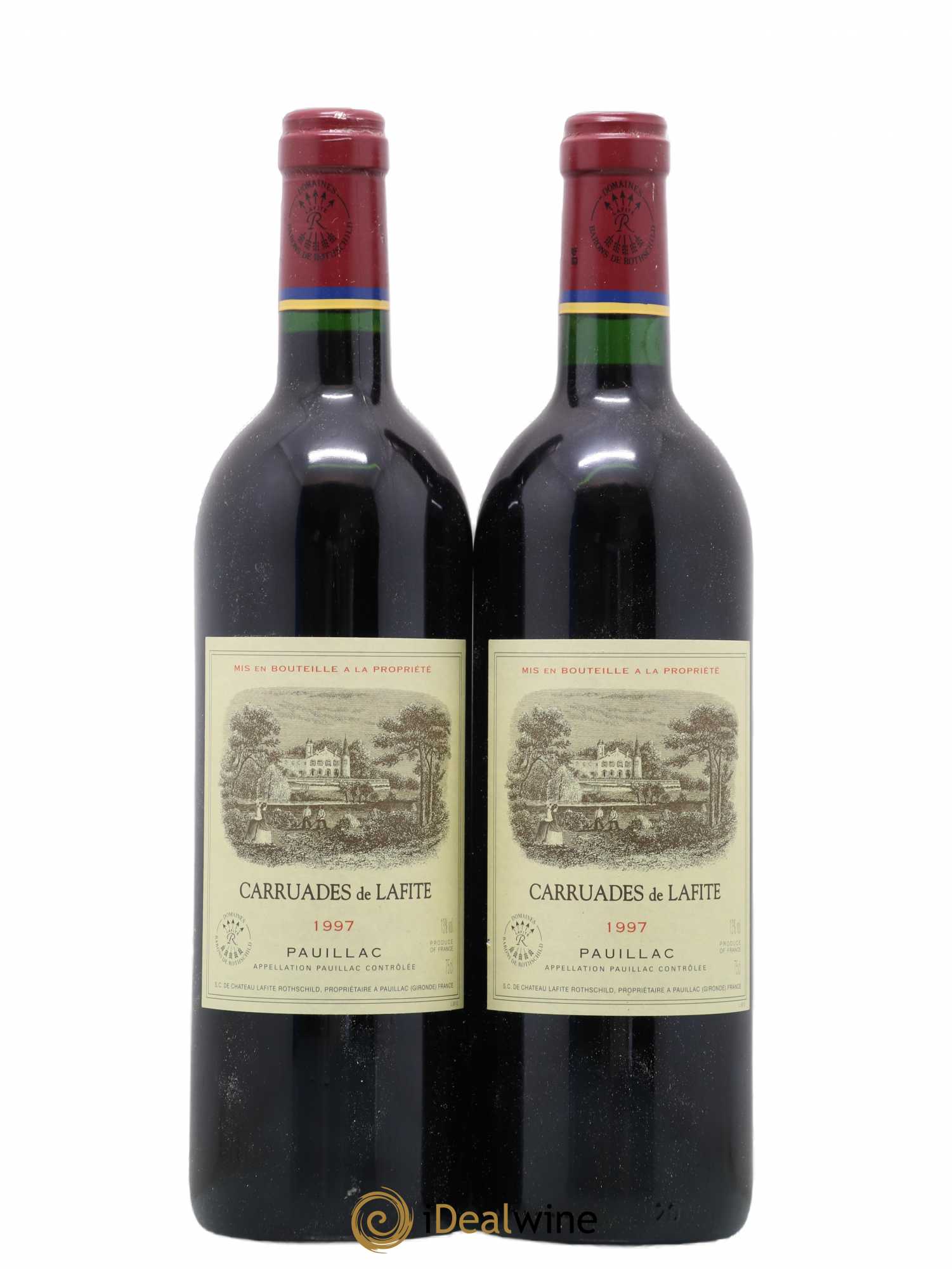 Carruades de Lafite Rothschild Second Vin 1997 - Lot de 2 bouteilles - 0