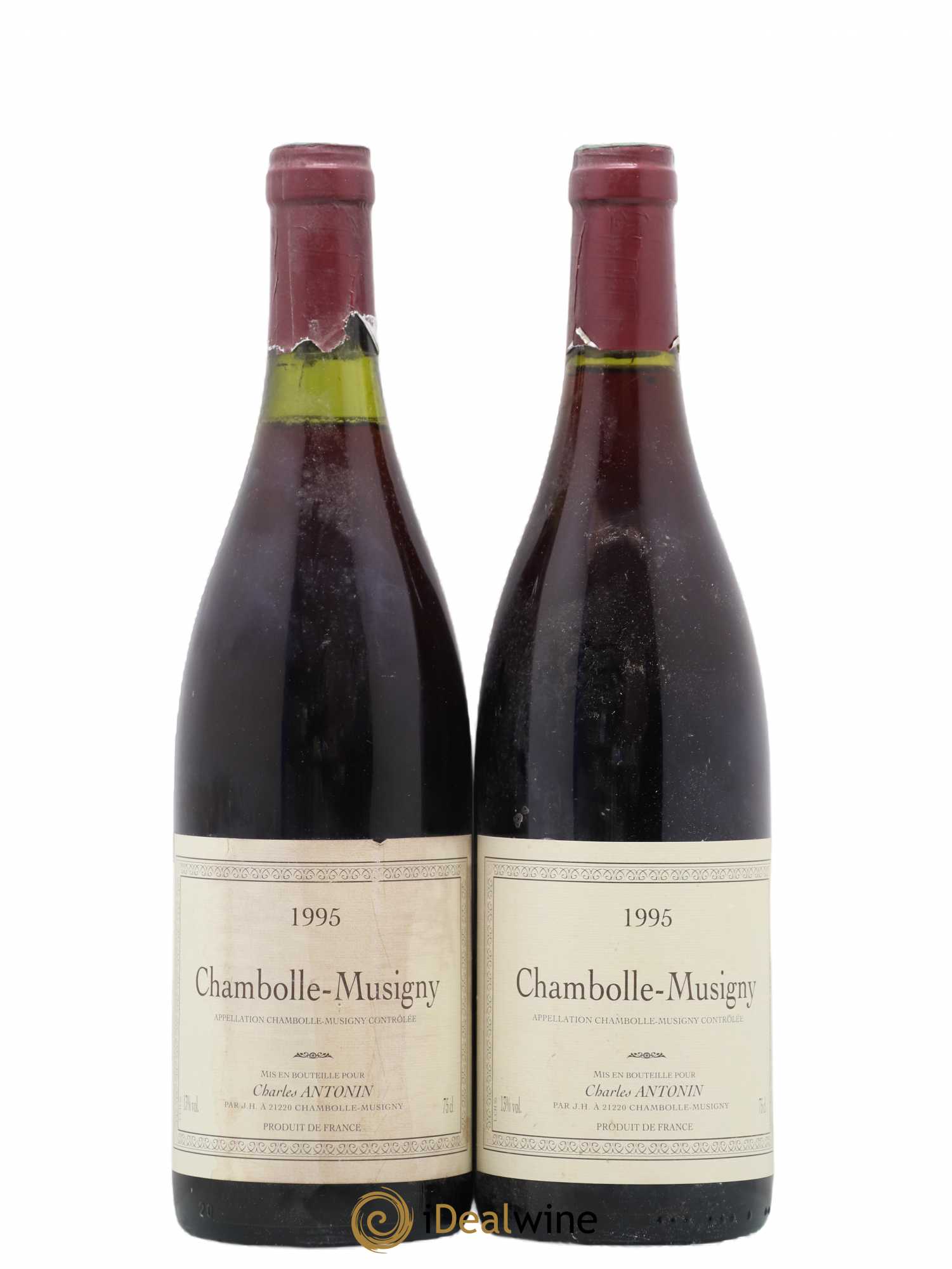 Chambolle-Musigny Charles Antonin 1995 - Lot de 2 bouteilles - 0