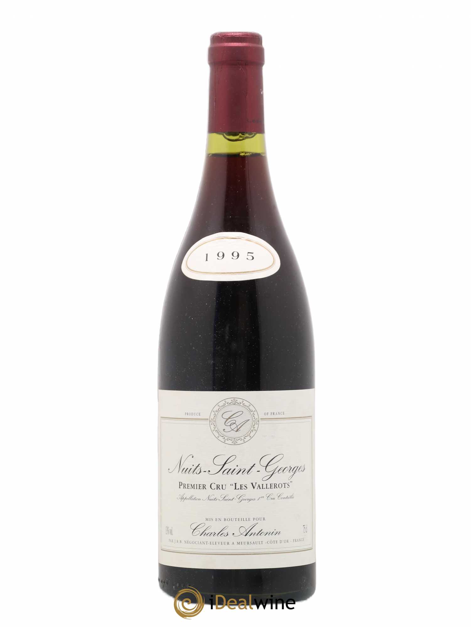Nuits-Saint-Georges 1er Cru Les Vallerots Charles Antonin 1995 - Lot de 1 bouteille - 0