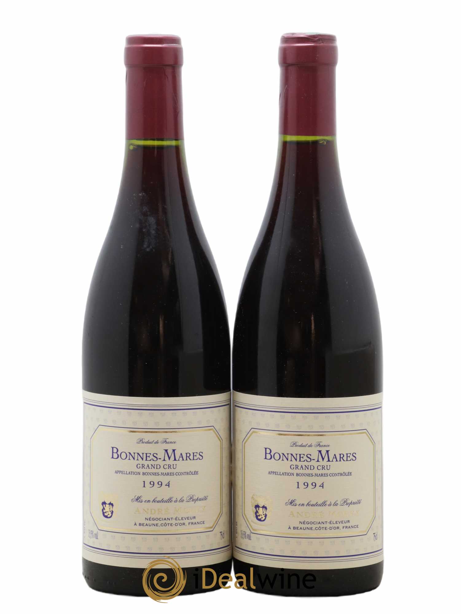Bonnes-Mares Grand Cru Andre Morey 1994 - Lot de 2 bouteilles - 0