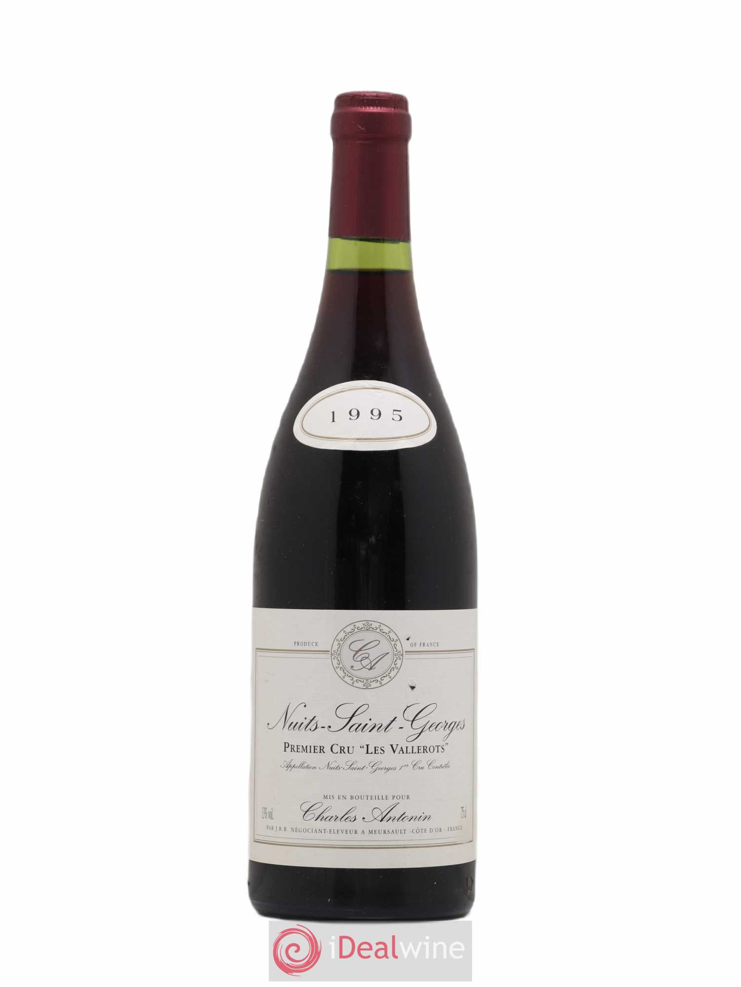 Nuits-Saint-Georges 1er Cru Les Vallerots Charles Antonin 1995 - Lot de 1 bouteille - 0