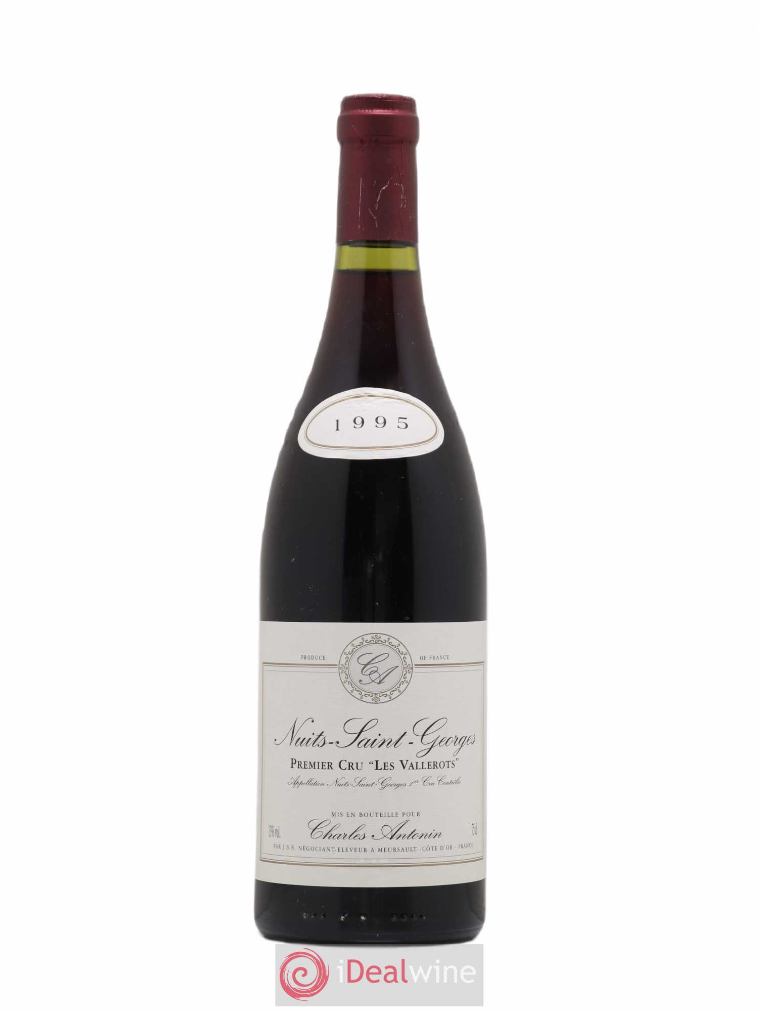 Nuits-Saint-Georges 1er Cru Les Vallerots Charles Antonin 1995 - Lot de 1 bouteille - 0