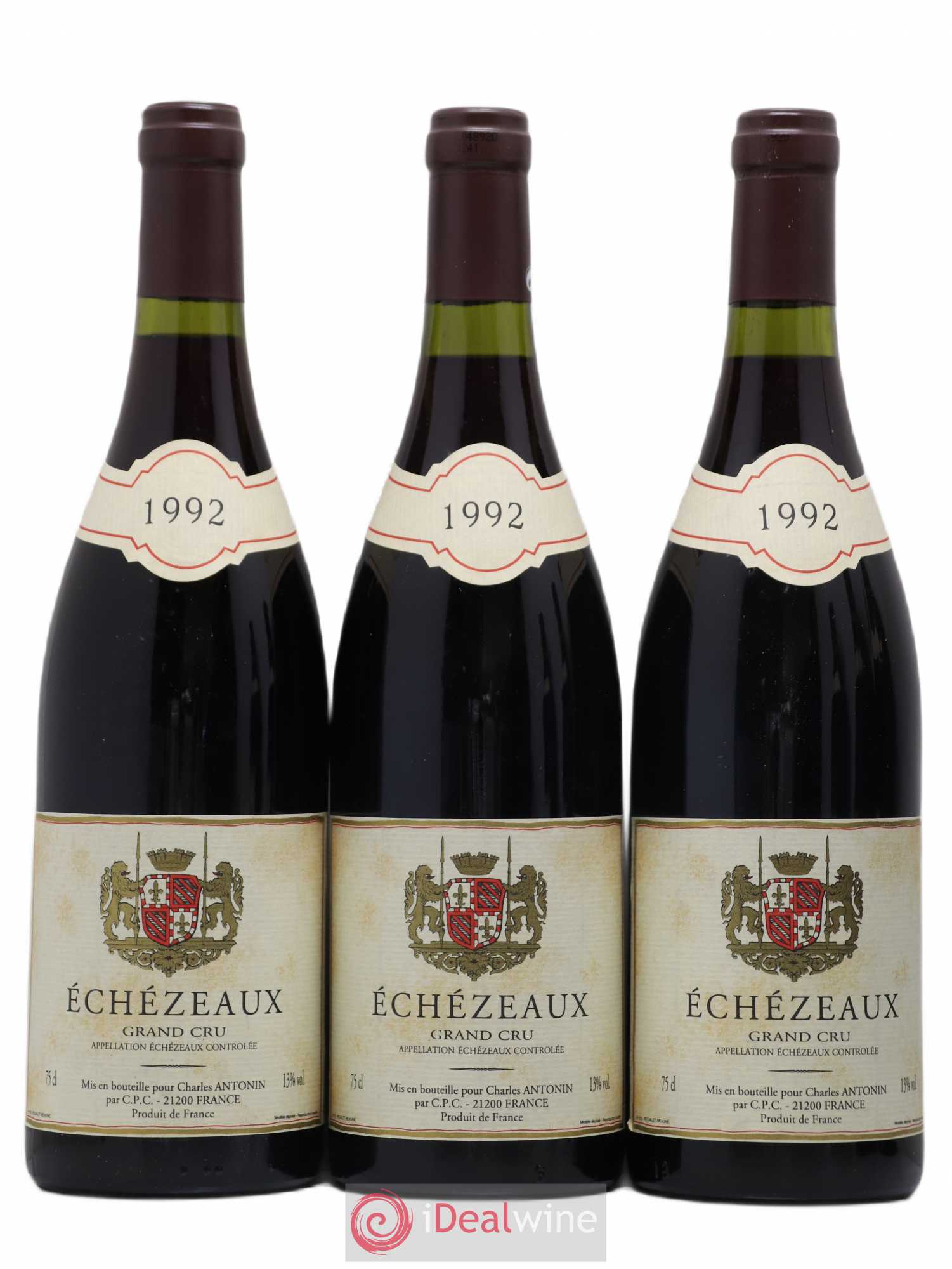 Echezeaux Grand Cru Charles Antonin 1992 - Lot de 6 bouteilles - 1