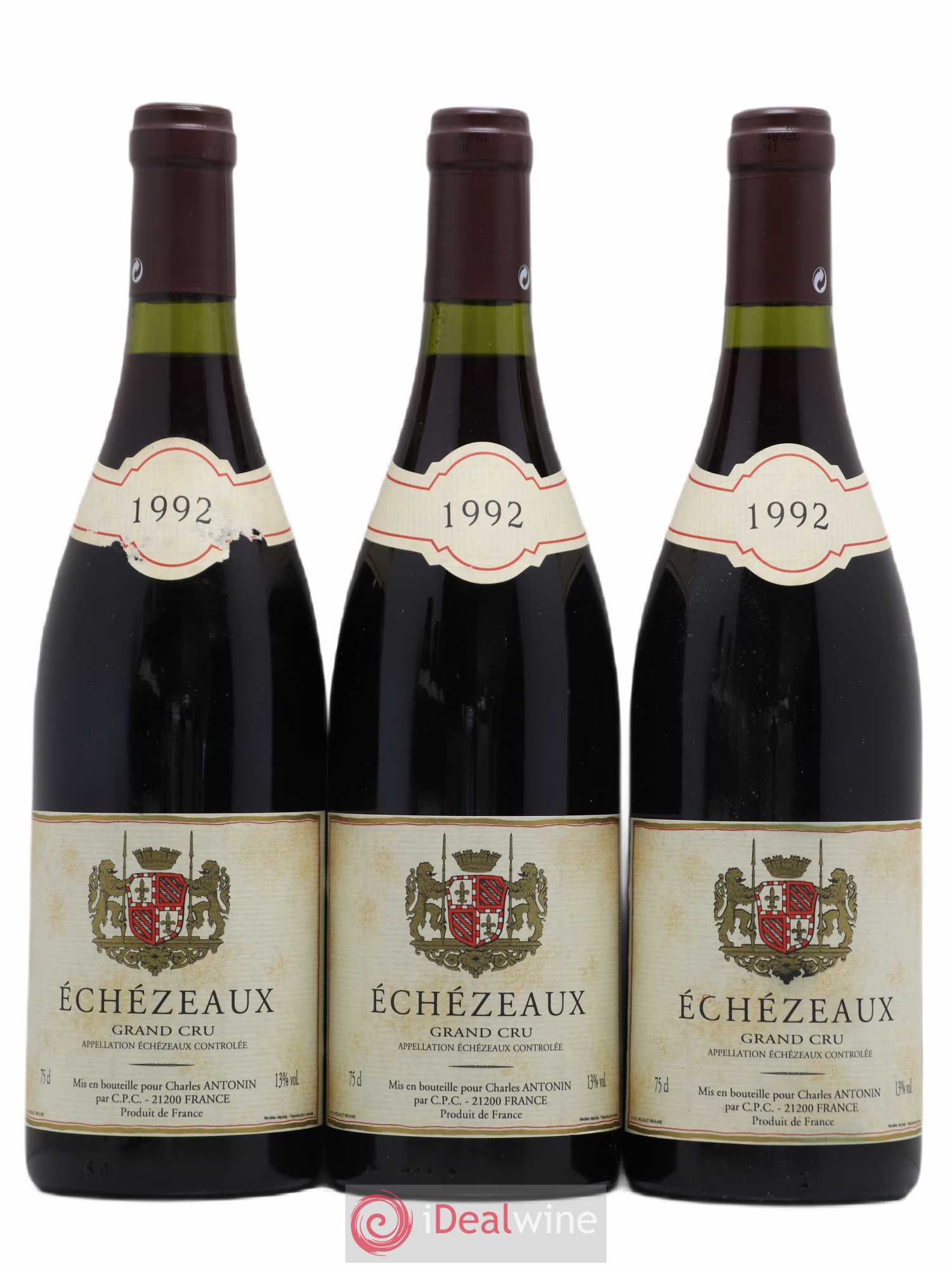 Echezeaux Grand Cru Charles Antonin 1992 - Lot de 6 bouteilles - 2