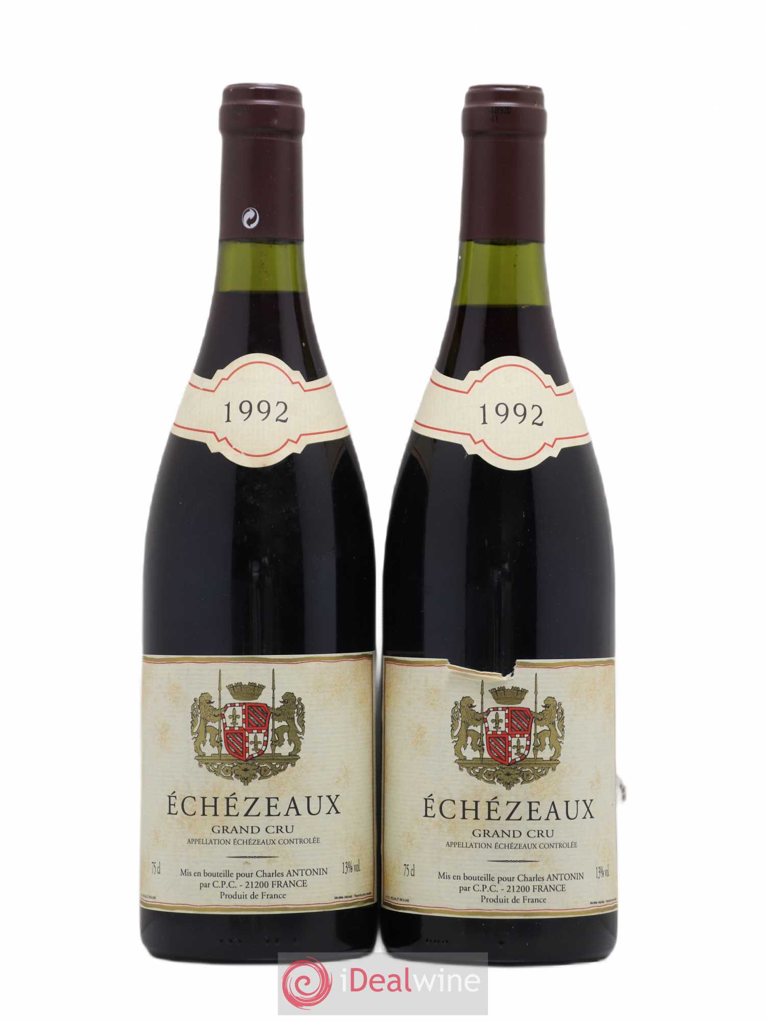Echezeaux Grand Cru Charles Antonin 1992 - Lot de 2 bouteilles - 0