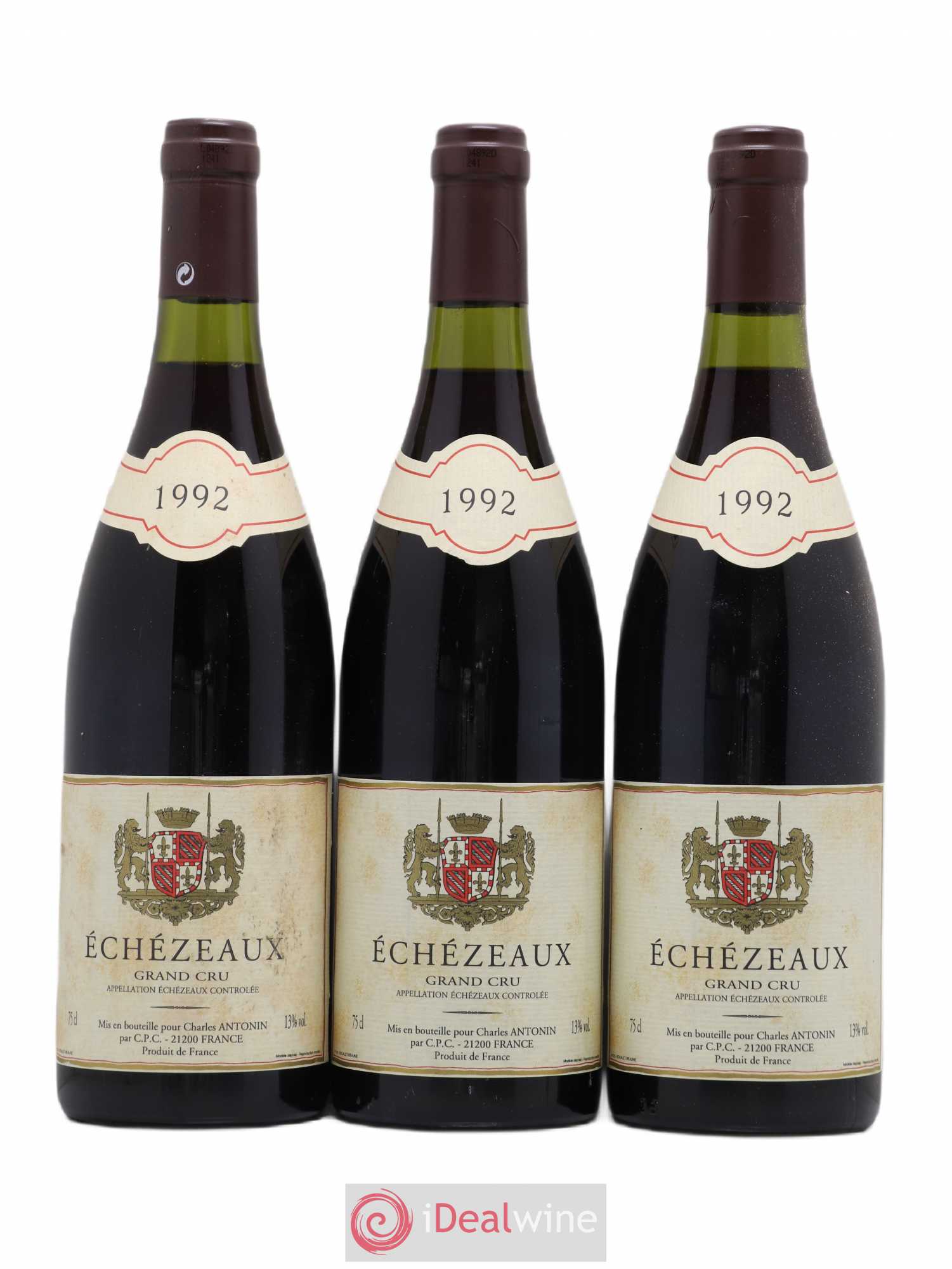 Echezeaux Grand Cru Charles Antonin 1992 - Lot de 3 bouteilles - 0