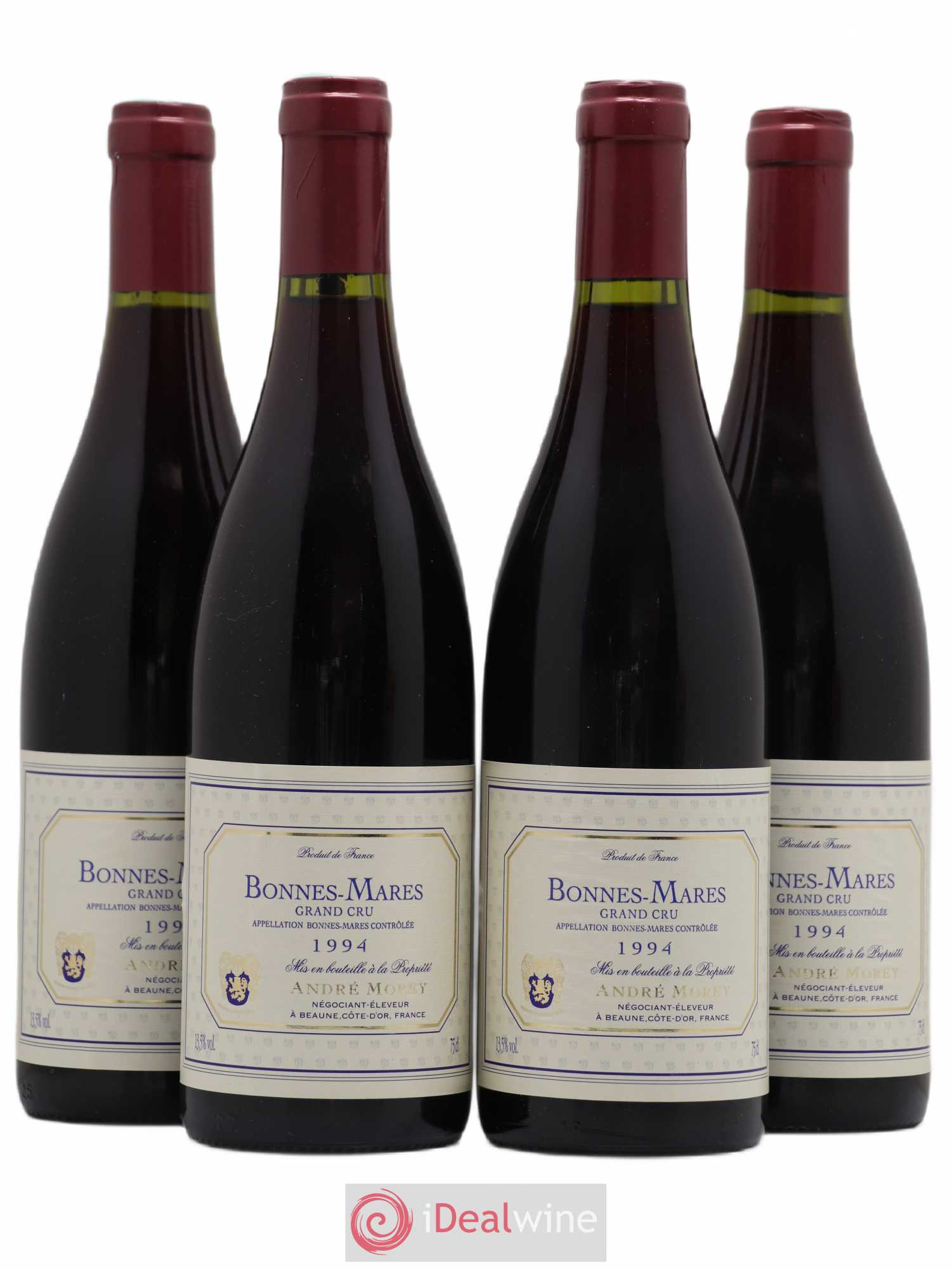 Bonnes-Mares Grand Cru Andre Morey 1994 - Lot de 4 bouteilles - 0