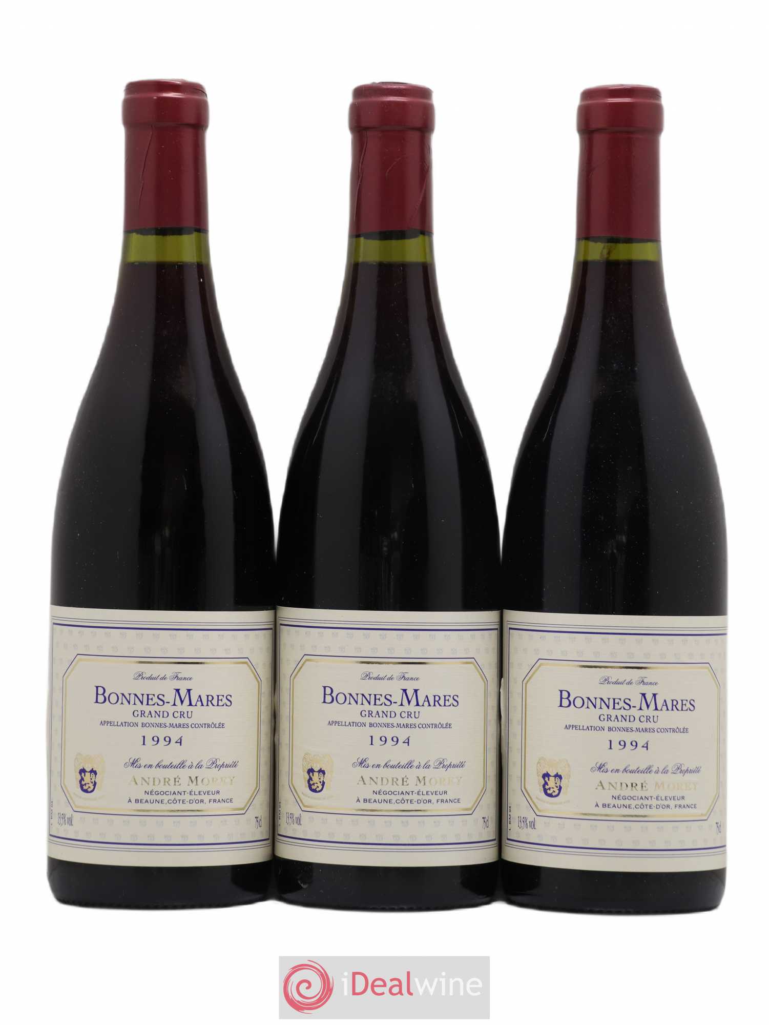 Bonnes-Mares Grand Cru Andres Morey 1994 - Lot de 3 bouteilles - 0