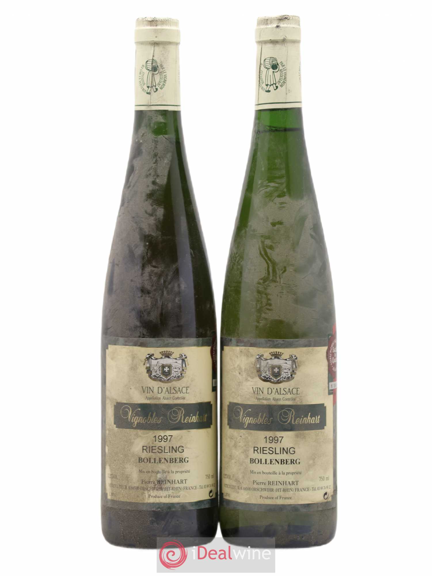 Riesling Bollenberg Pierre Reinhart (sans prix de réserve) 1997 - Posten von 2 Flaschen - 0