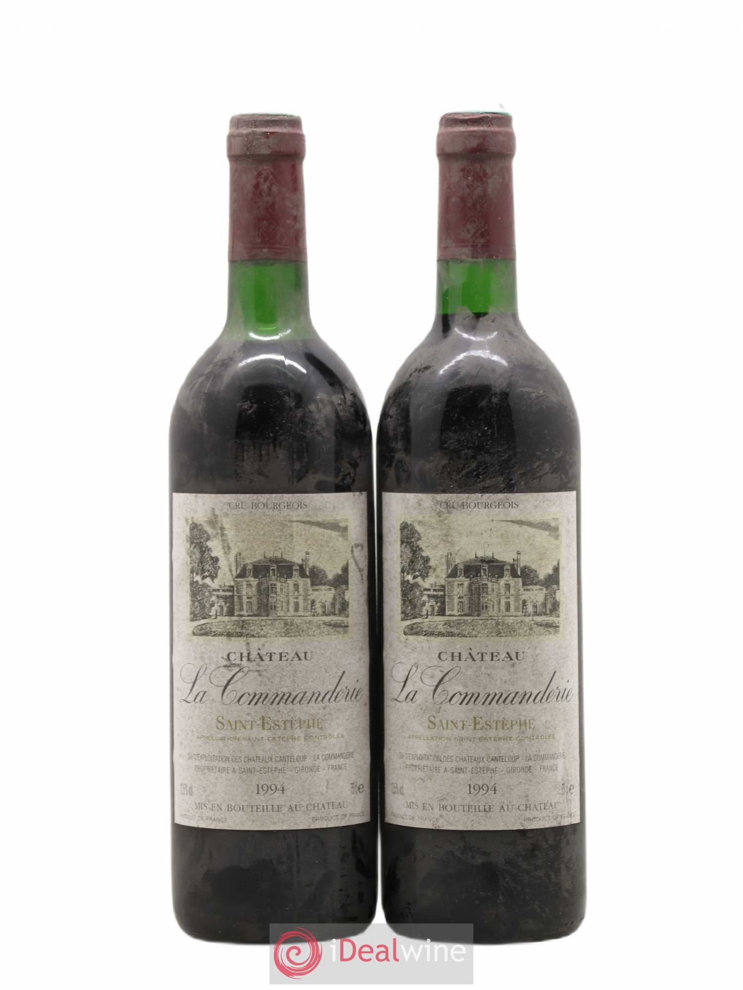 Château la Commanderie Cru Bourgeois (sans prix de réserve) 1994 - Lot de 2 bouteilles - 0