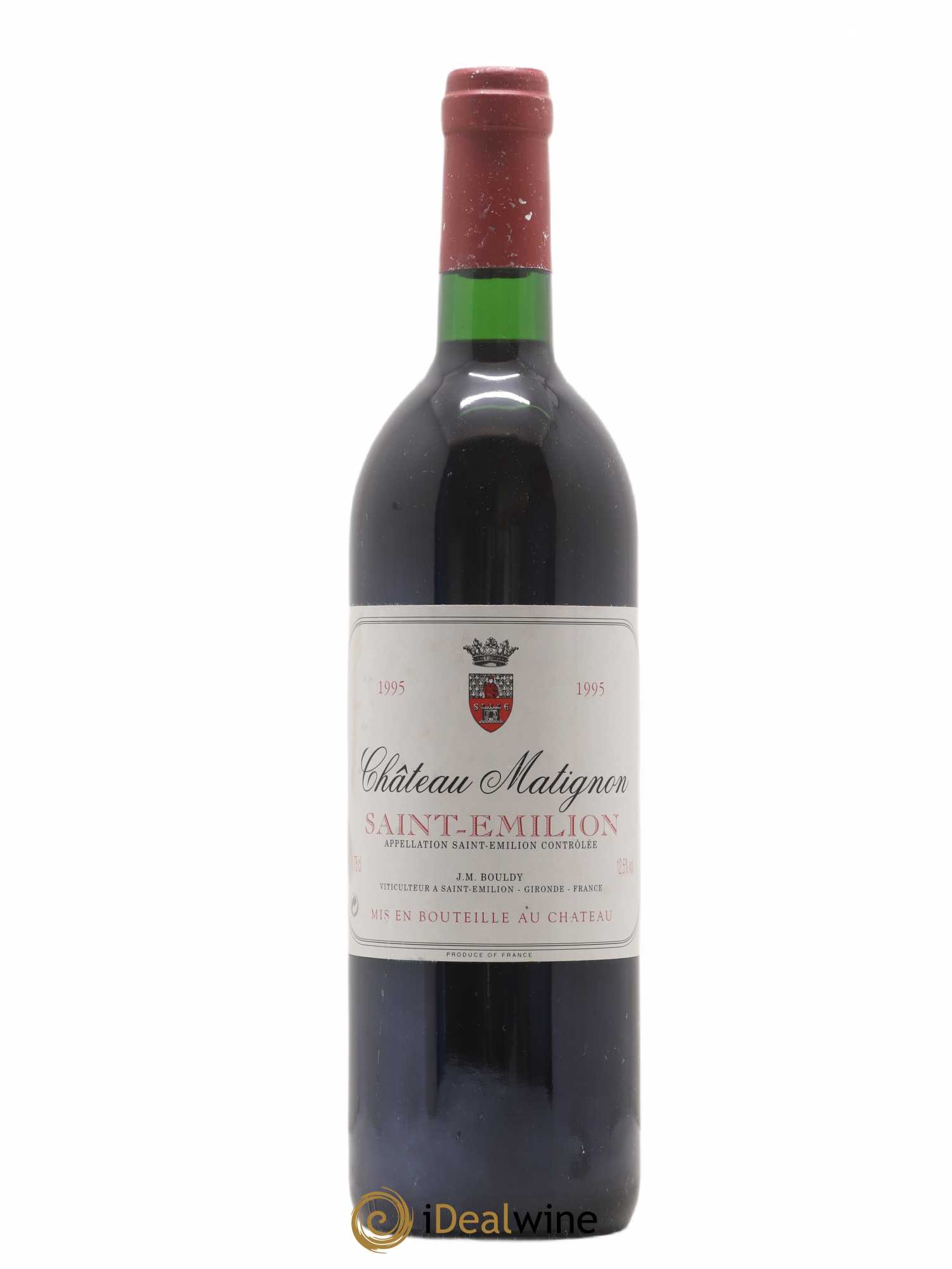 Saint-Émilion Chateau Matignon (sans prix de réserve) 1995 - Posten von 1 Flasche - 0