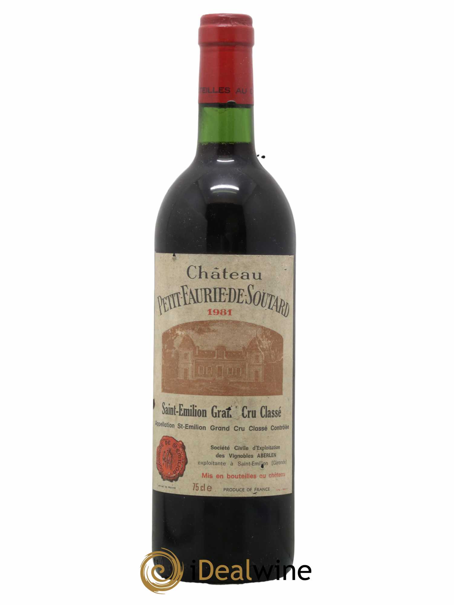 Château Petit Faurie de Soutard Grand Cru Classé 1981 - Lot de 1 bouteille - 0