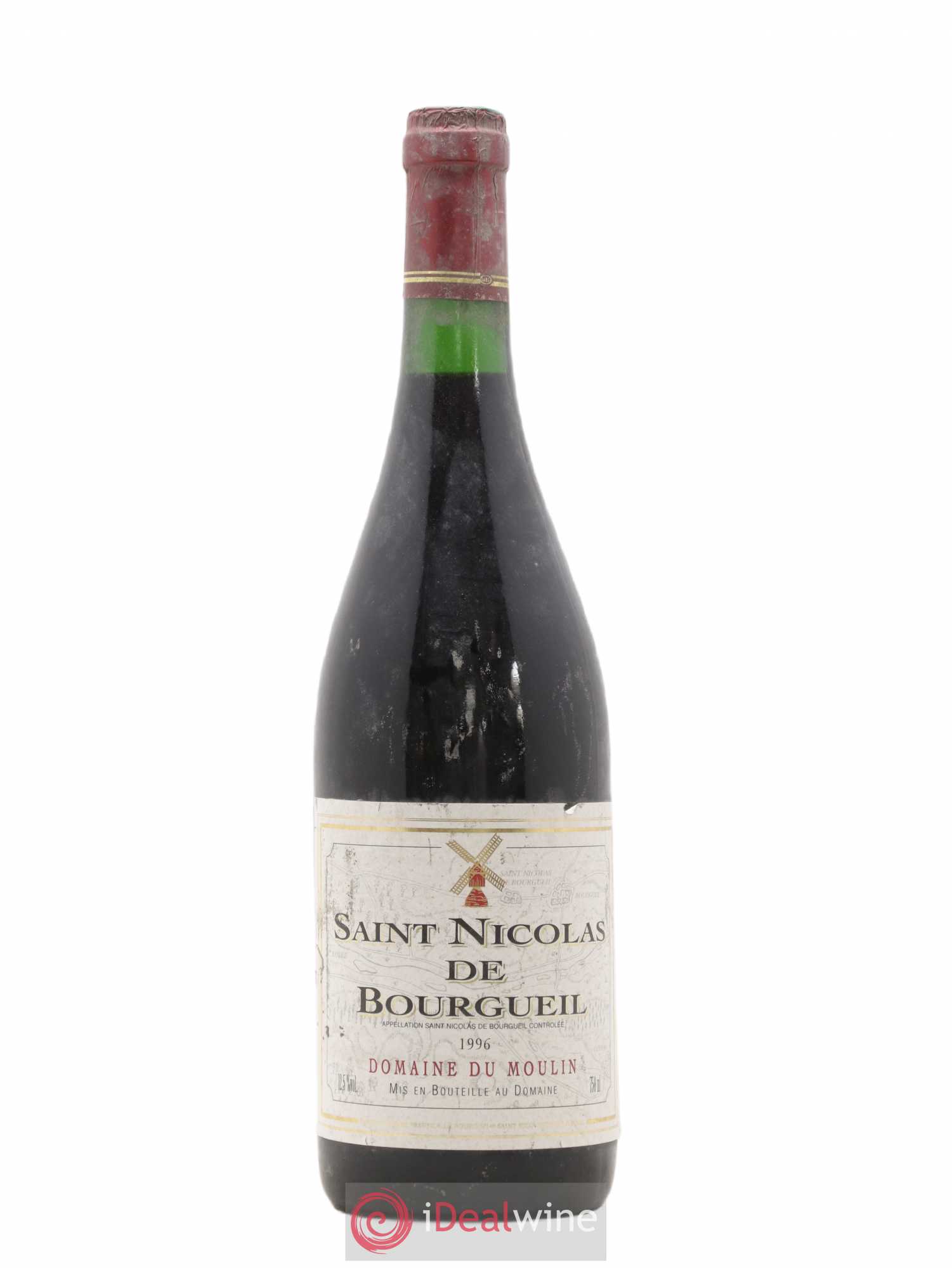 Saint-Nicolas de Bourgueil Domaine du Moulin (sans prix de réserve) 1996 - Lot de 1 bouteille - 0
